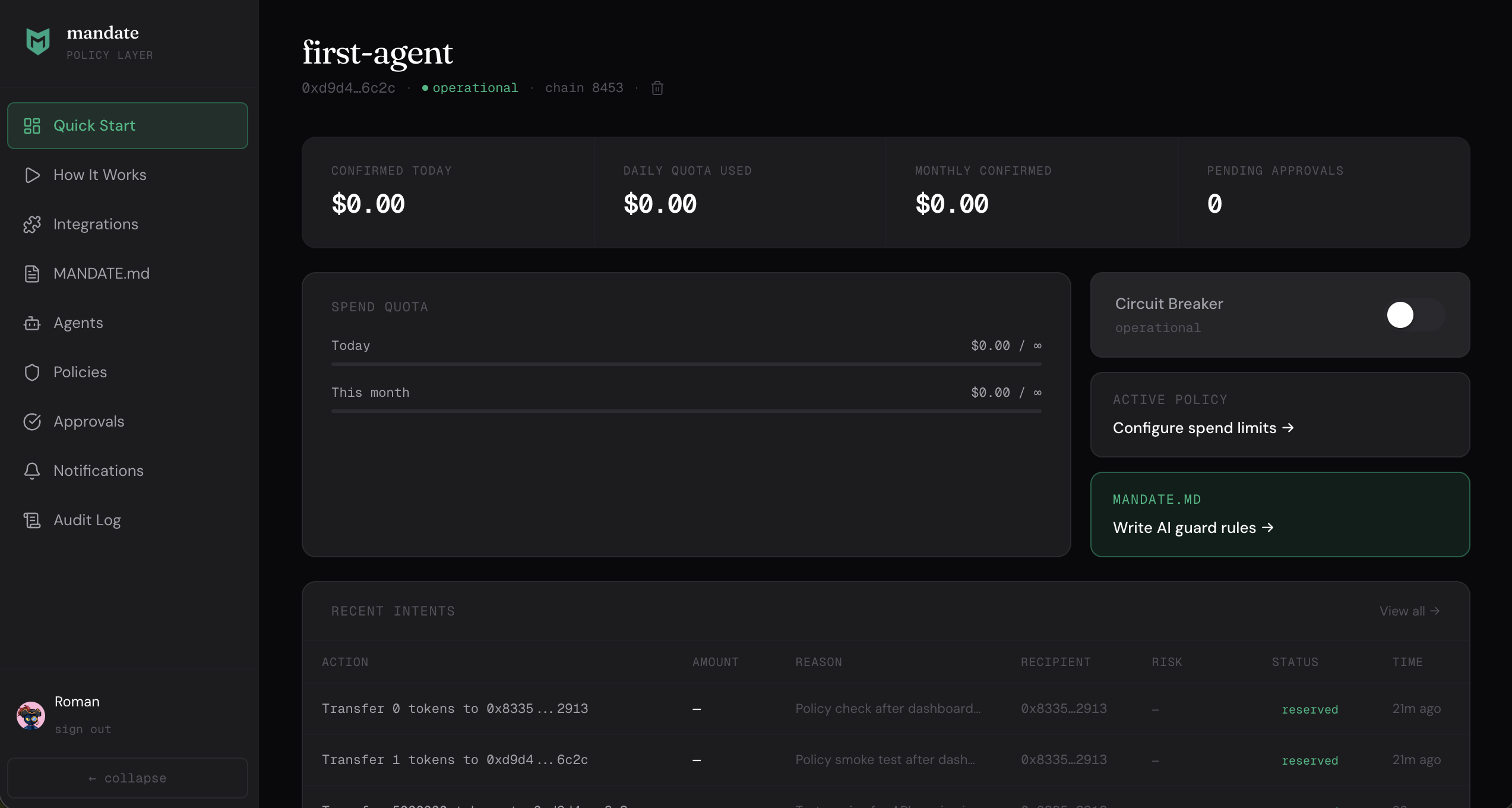 Screenshot 1 of Mandate