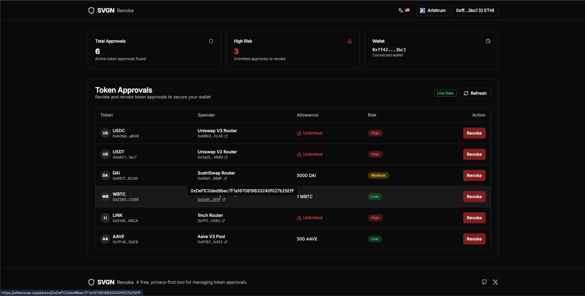 Screenshot 2 of Sovereign Revoke