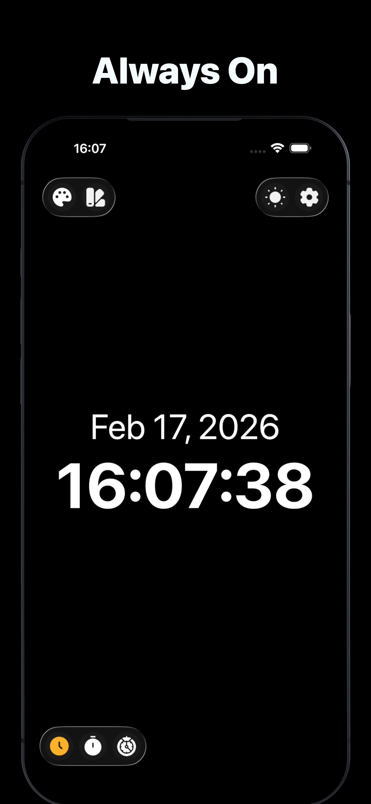 Screenshot 1 of Stand Clock Dispaly