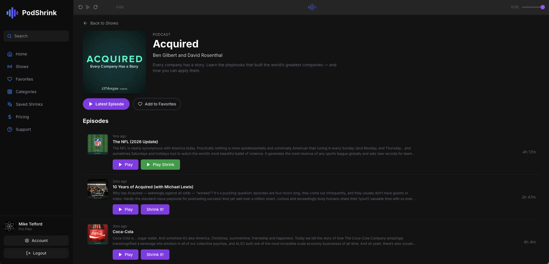 Screenshot 4 of PodShrink