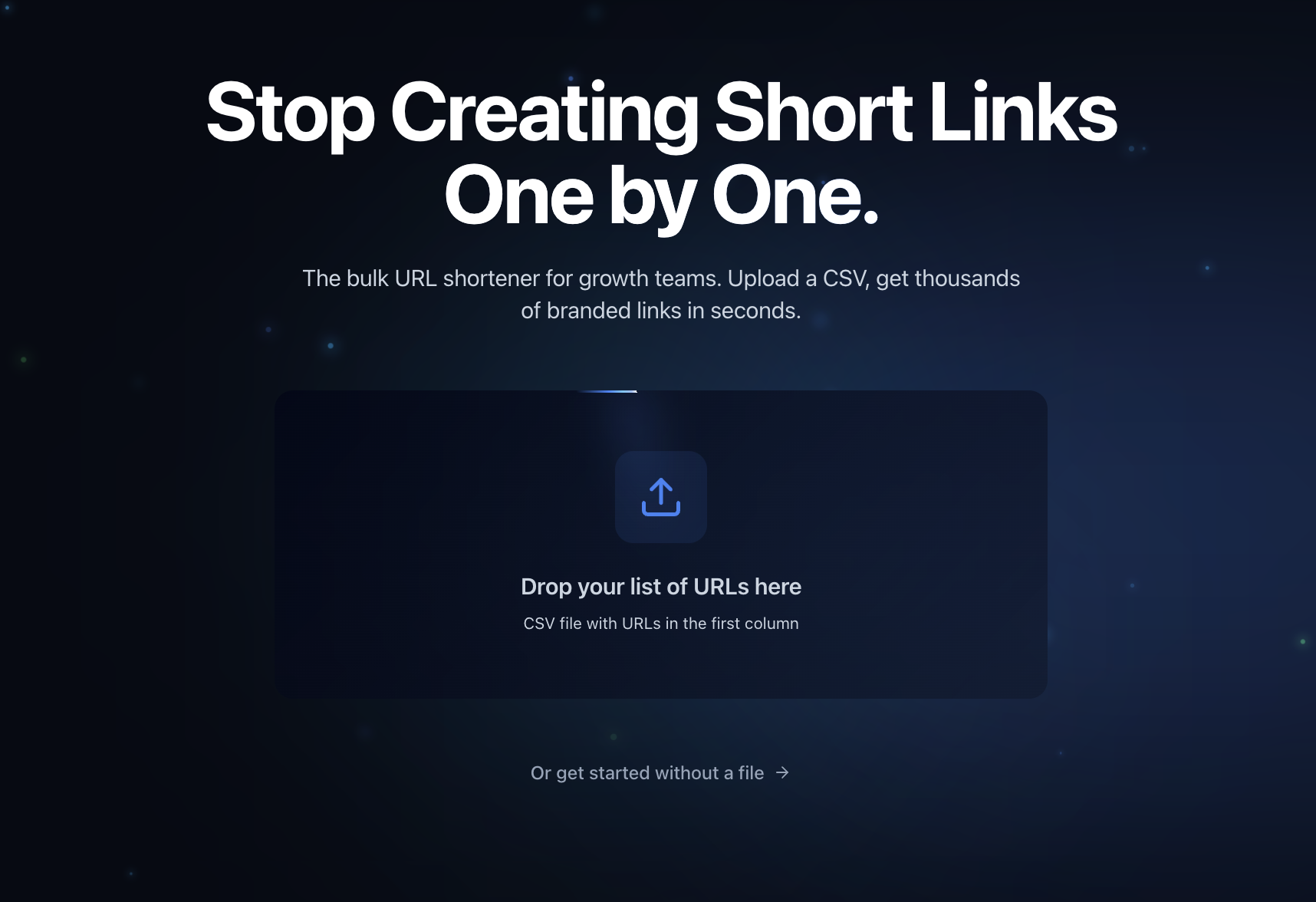 Screenshot 1 of LinkScale - Bulk URL shortener