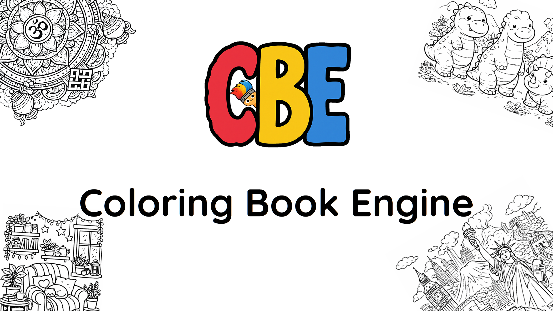 Screenshot 1 of Coloring Book Engine