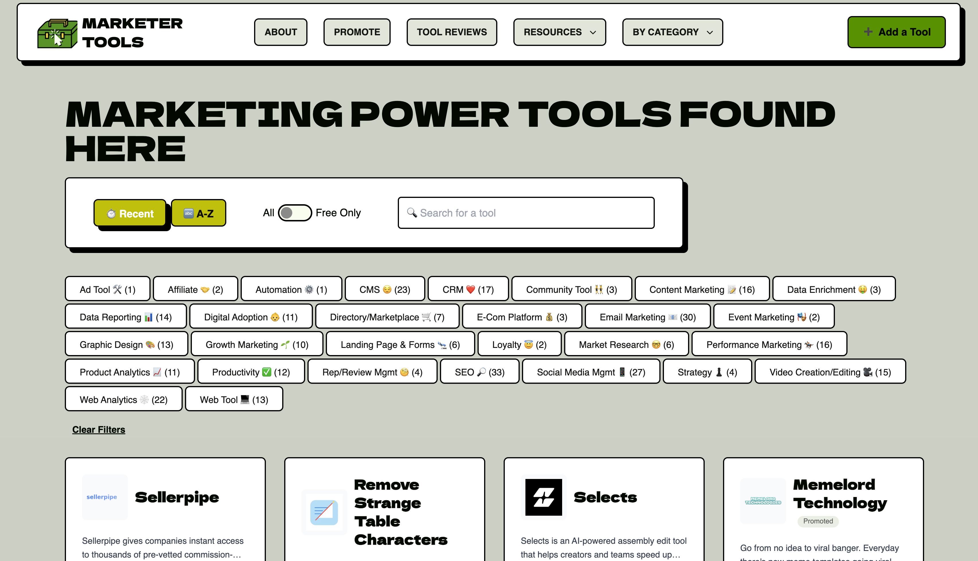 Screenshot 1 of Marketer Tools