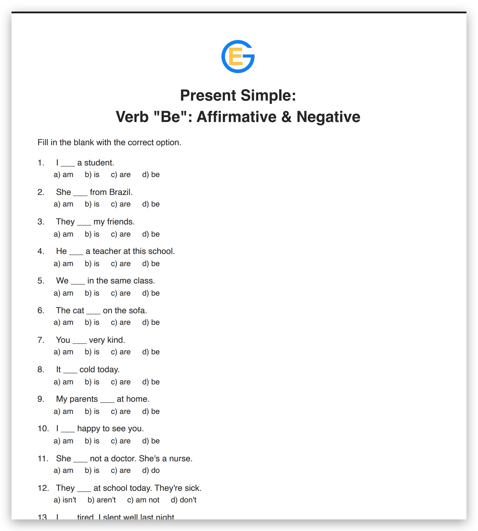 Screenshot 3 of English Grammar App
