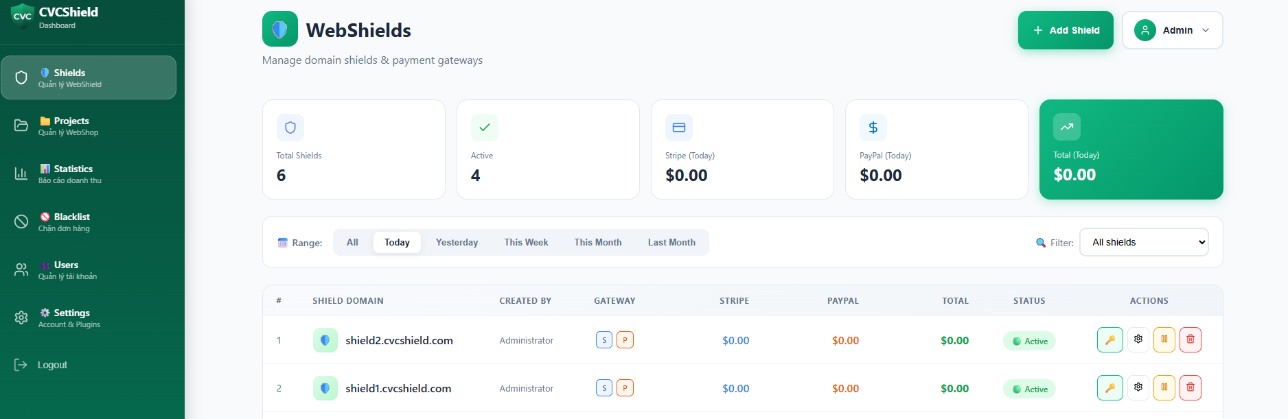 Screenshot 1 of CVCShield