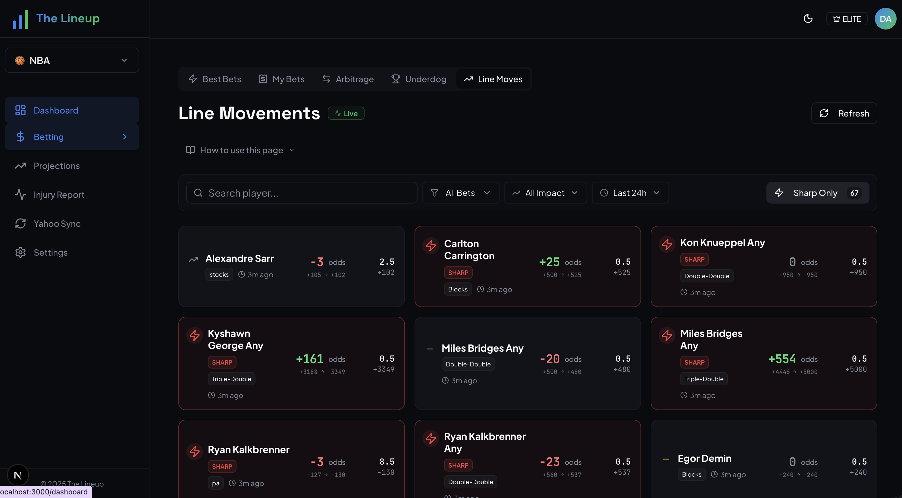 Screenshot 6 of THE LINEUP