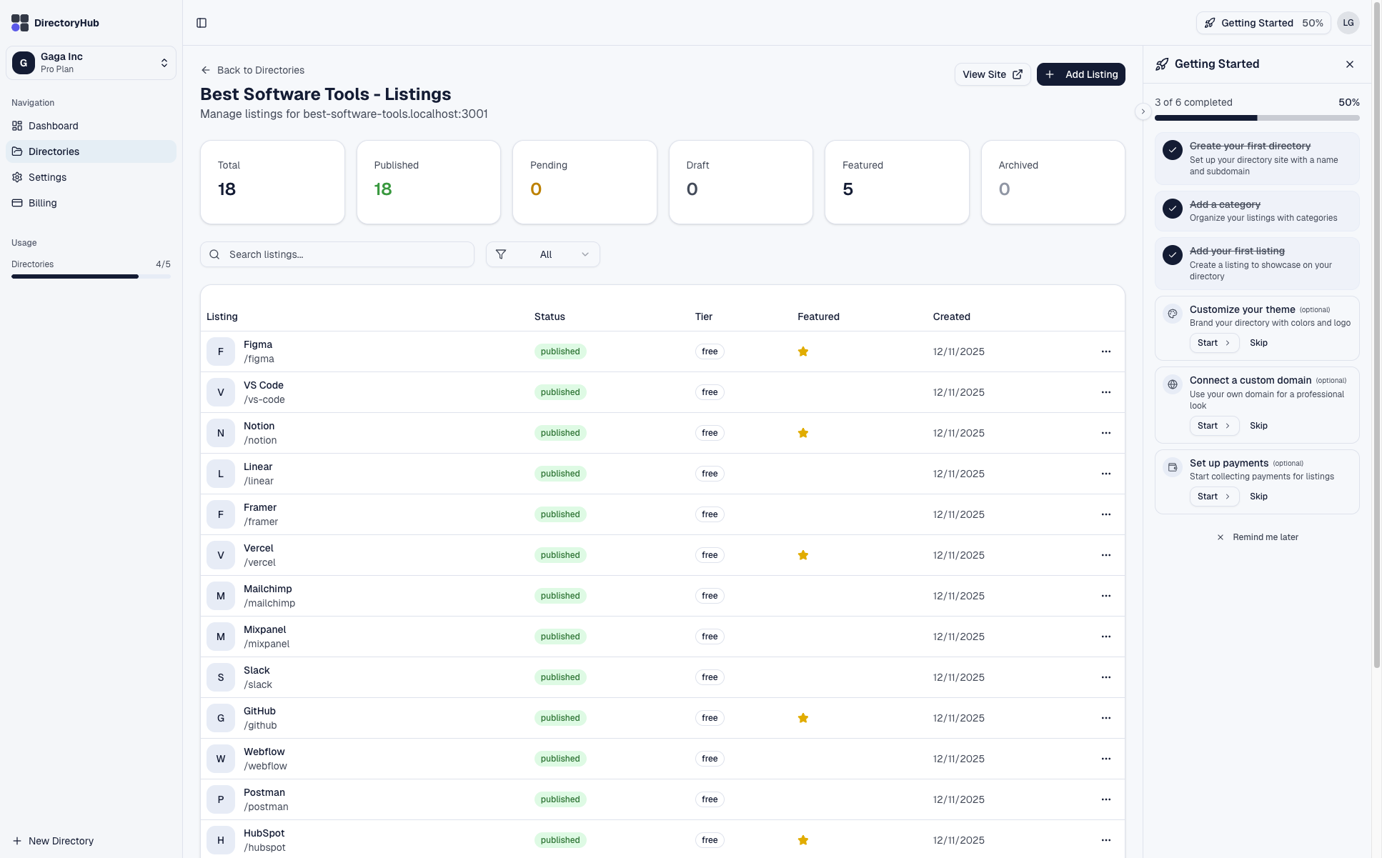Screenshot 3 of DirectoryHub