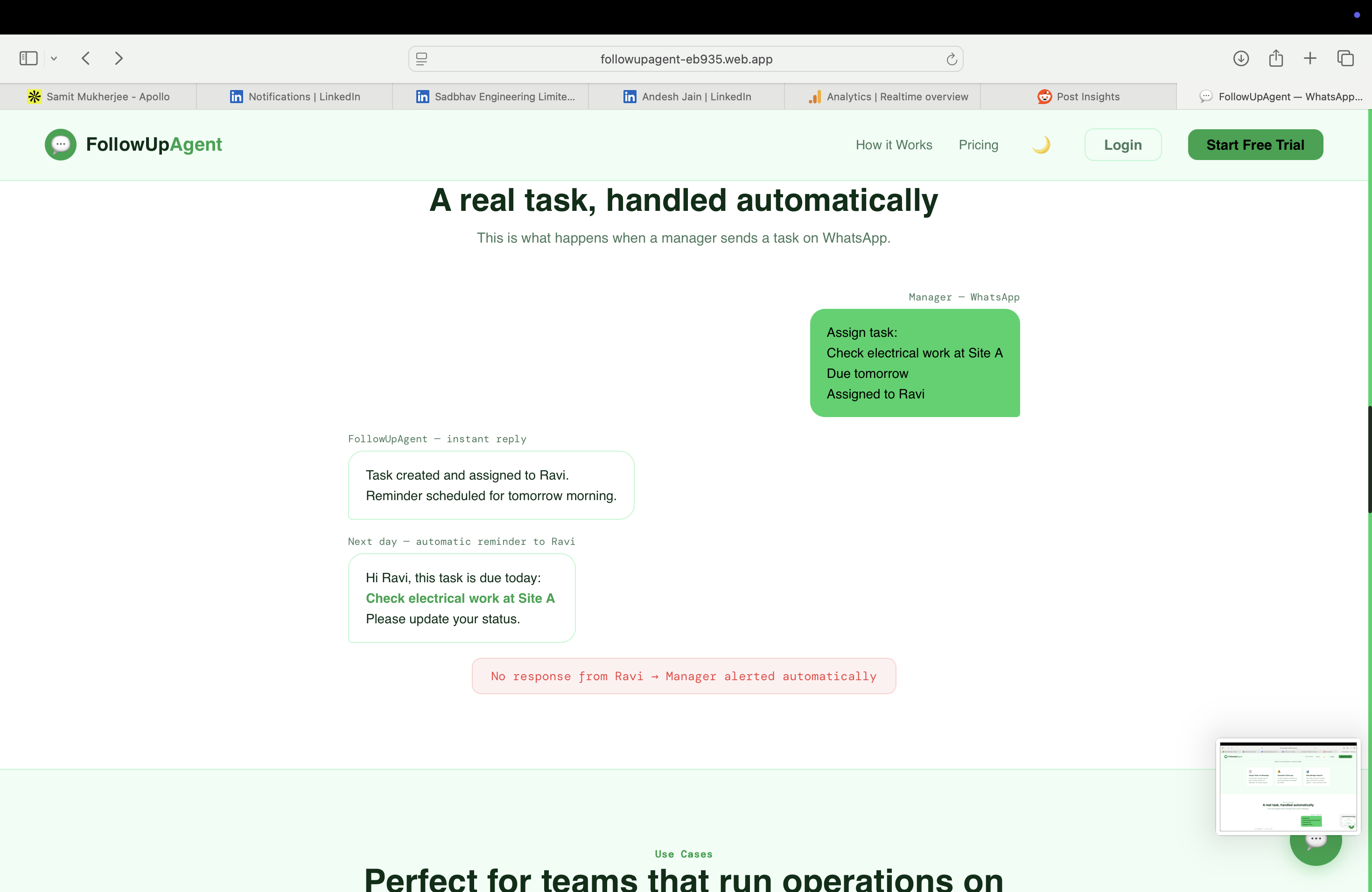 Screenshot 5 of FollowUpAgent