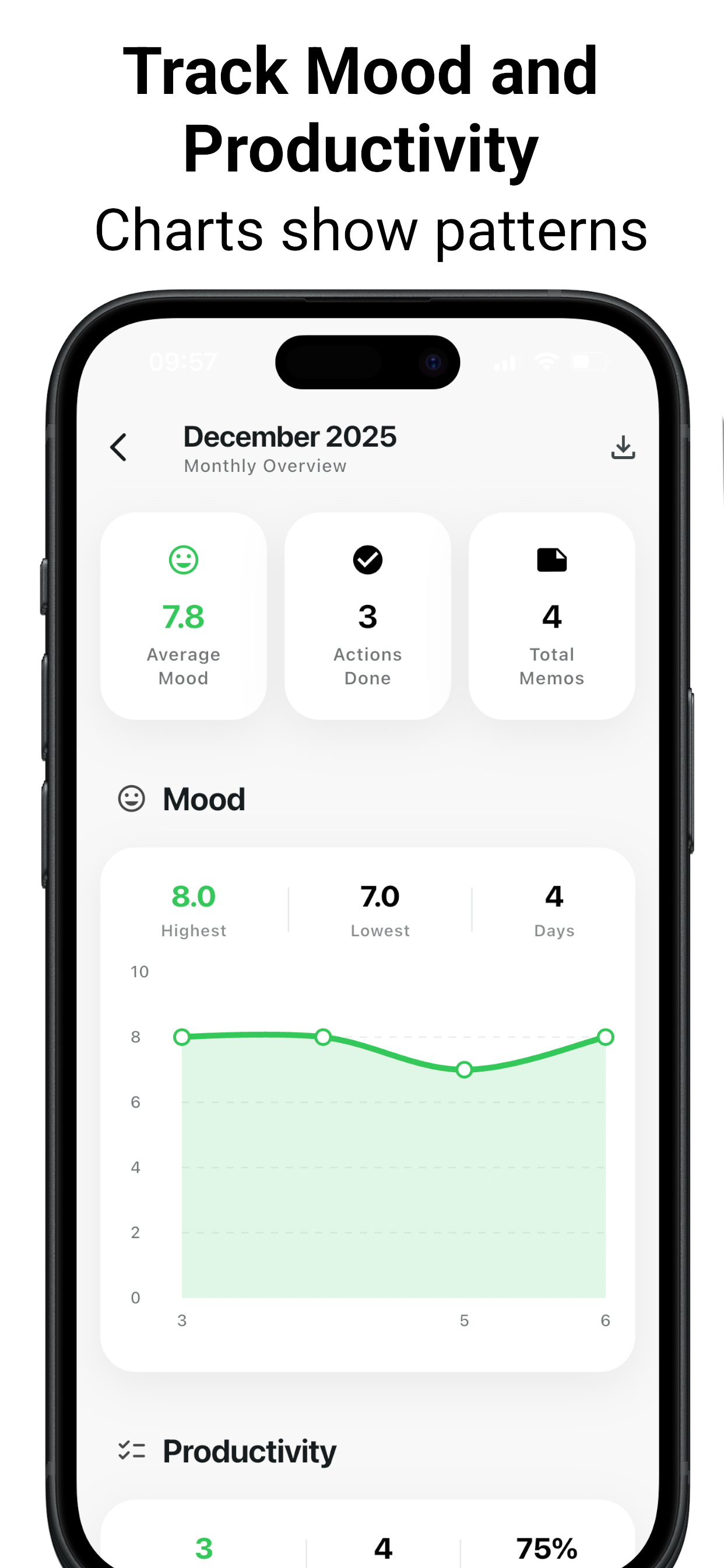 Screenshot 5 of Narrate: AI Journal