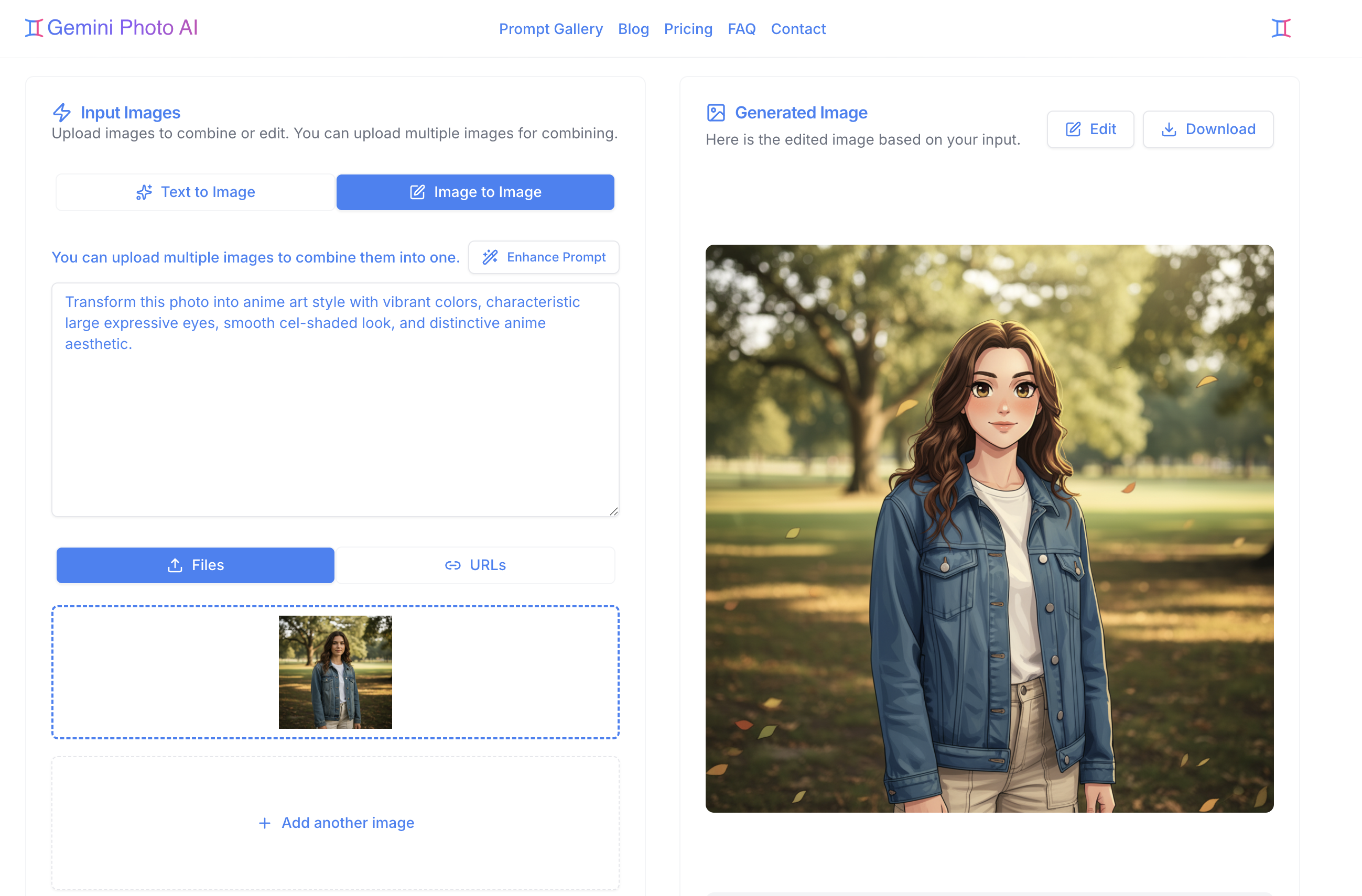 Screenshot 1 of Gemini Photo - AI Nano Banana Pro