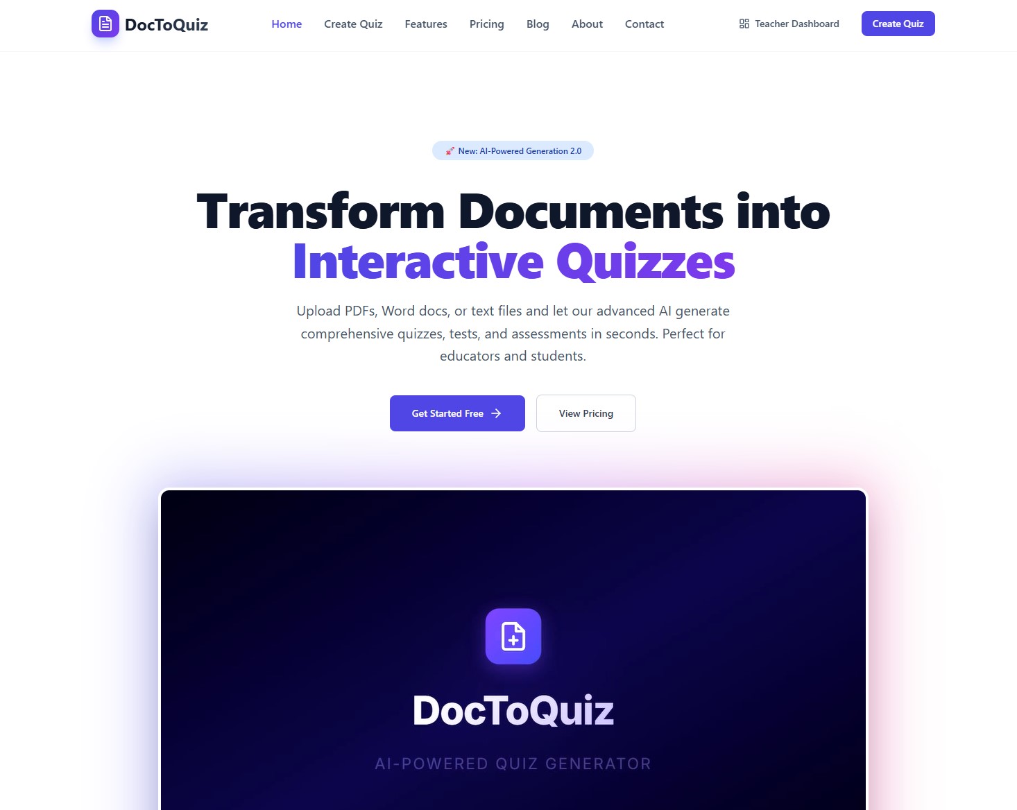 Screenshot 1 of DocToQuiz