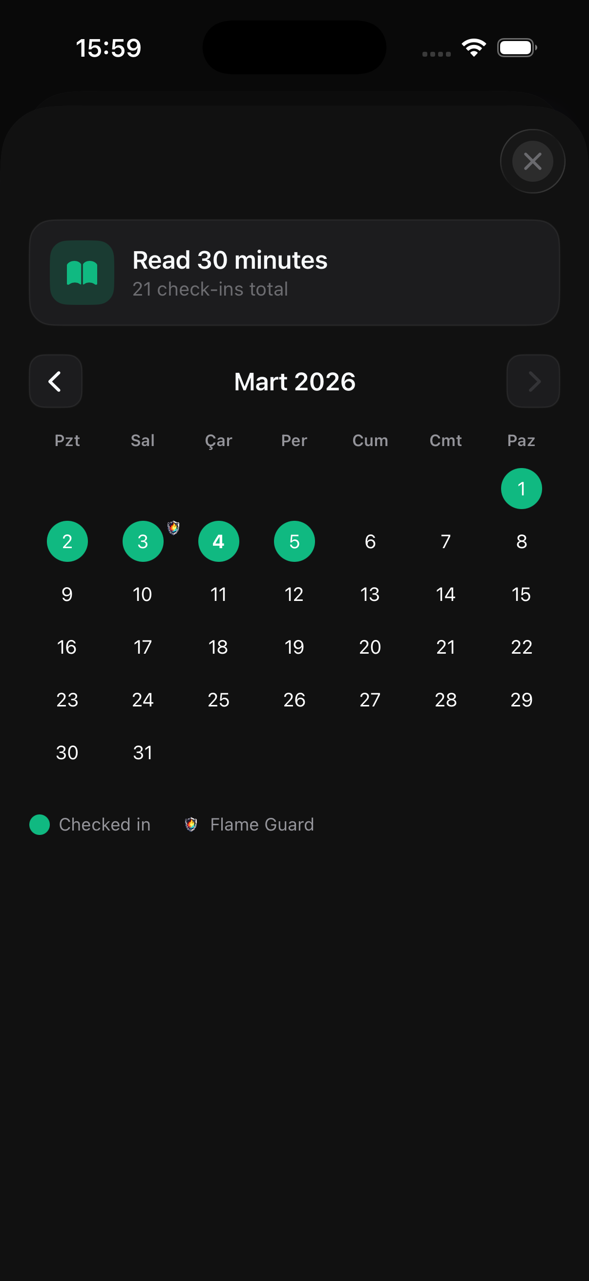 Screenshot 5 of 66-Day Streak: Habit Builder