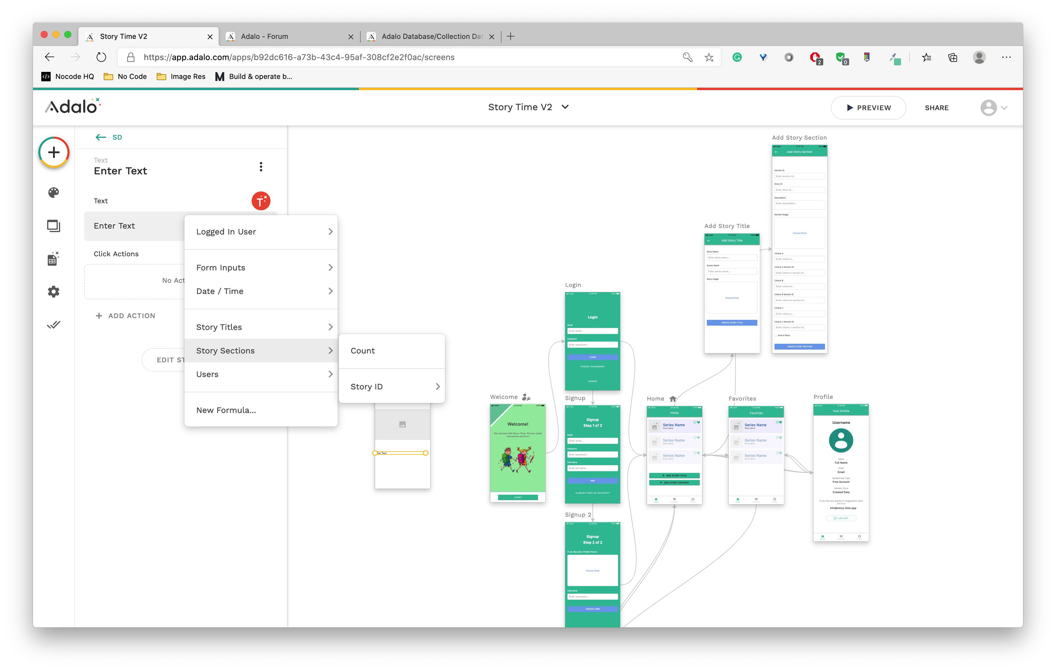 Screenshot 1 of Adalo