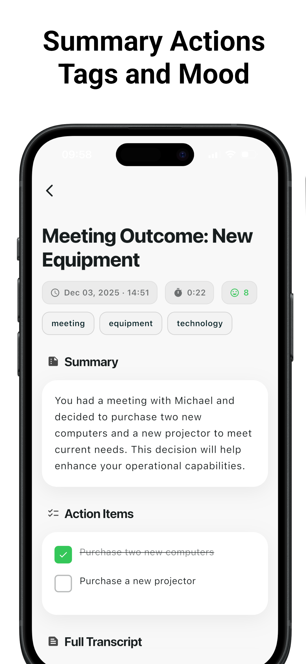 Screenshot 3 of Narrate: AI Journal