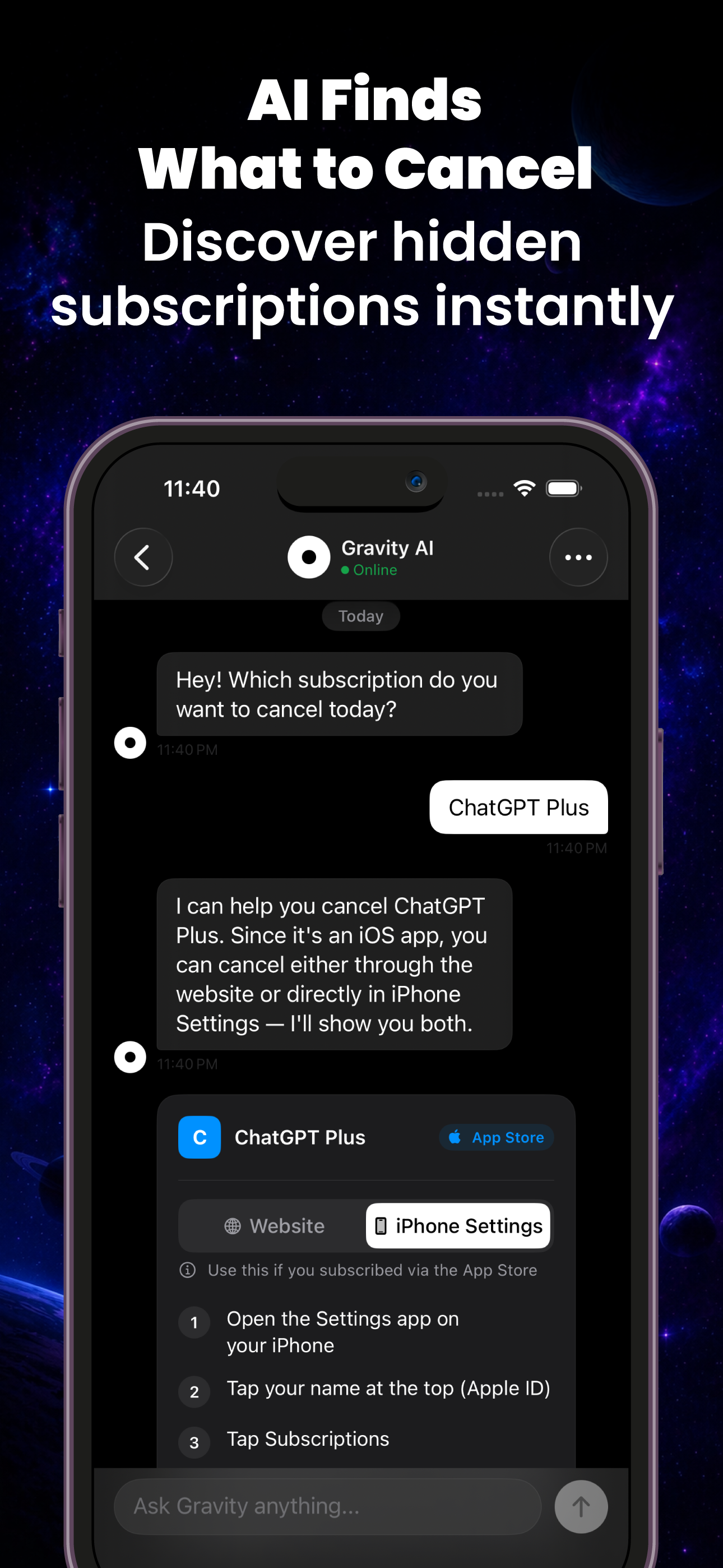 Screenshot 3 of Gravity