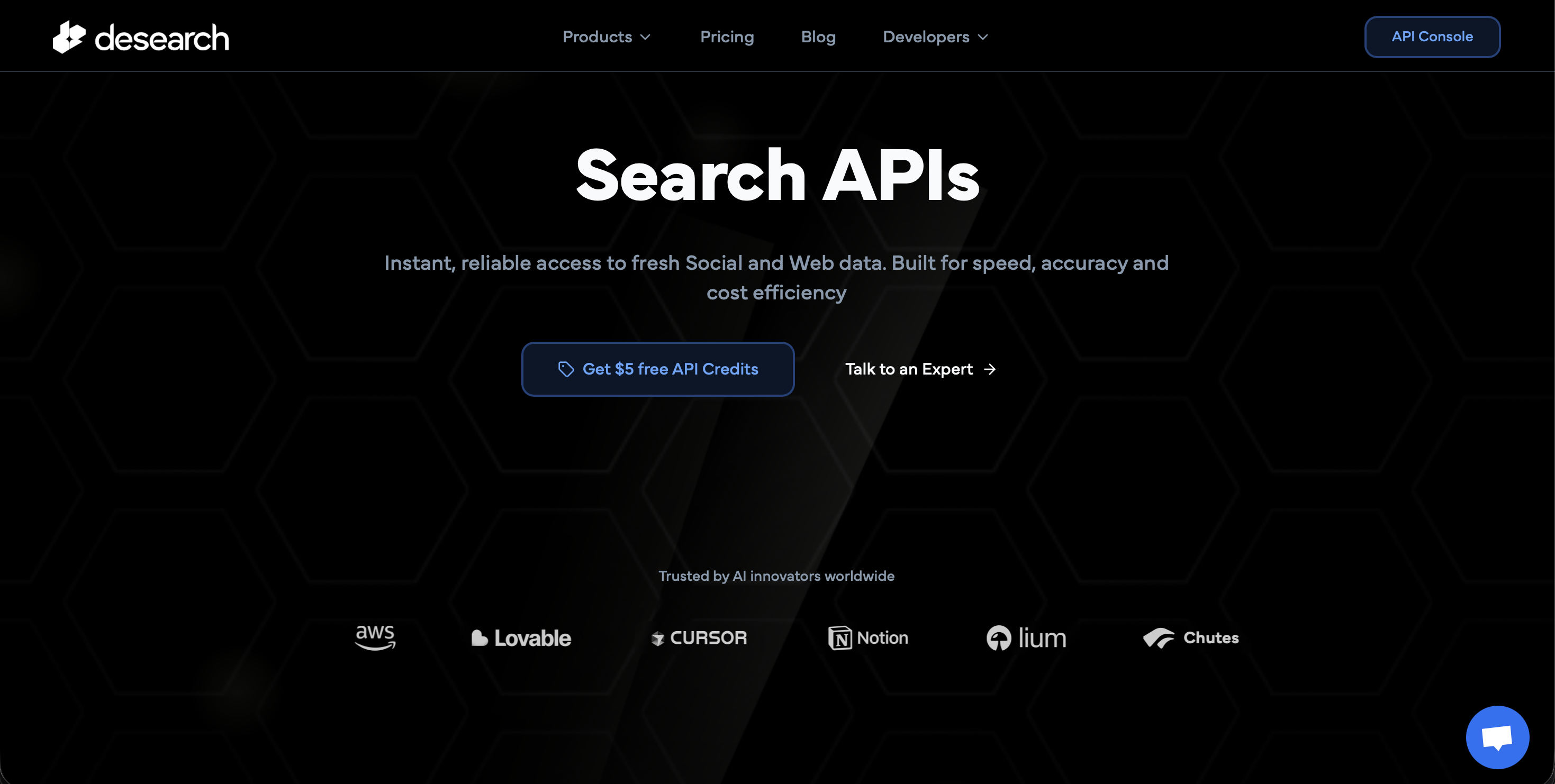 Screenshot 1 of Desearch AI