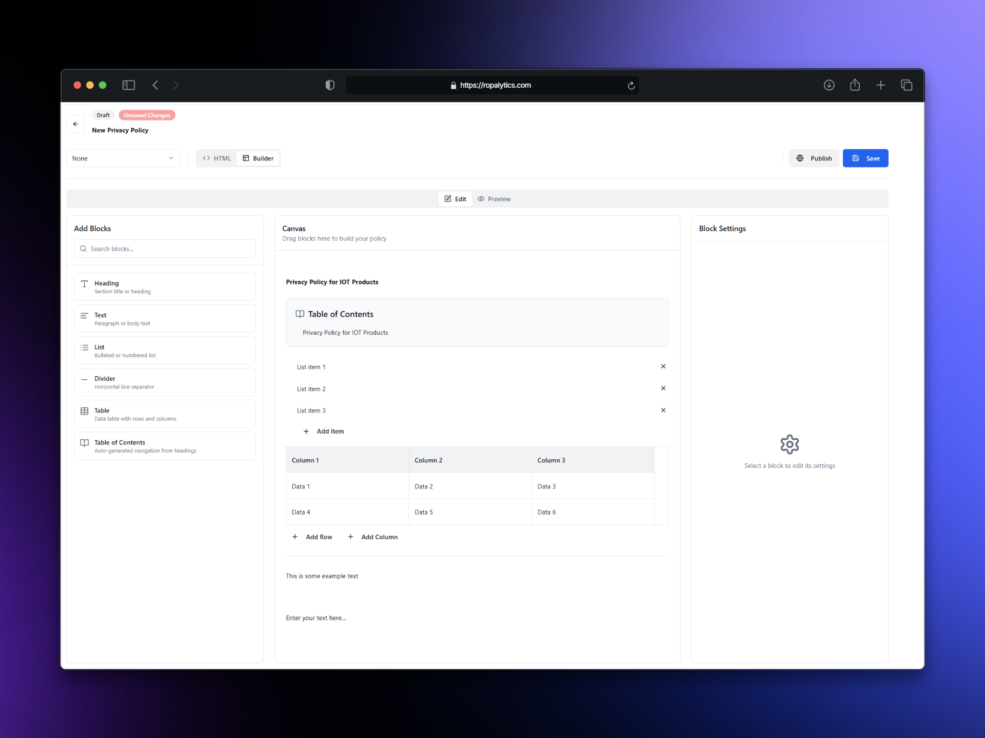 Screenshot 4 of RoPAlytics - All-in-One GDPR Compliance