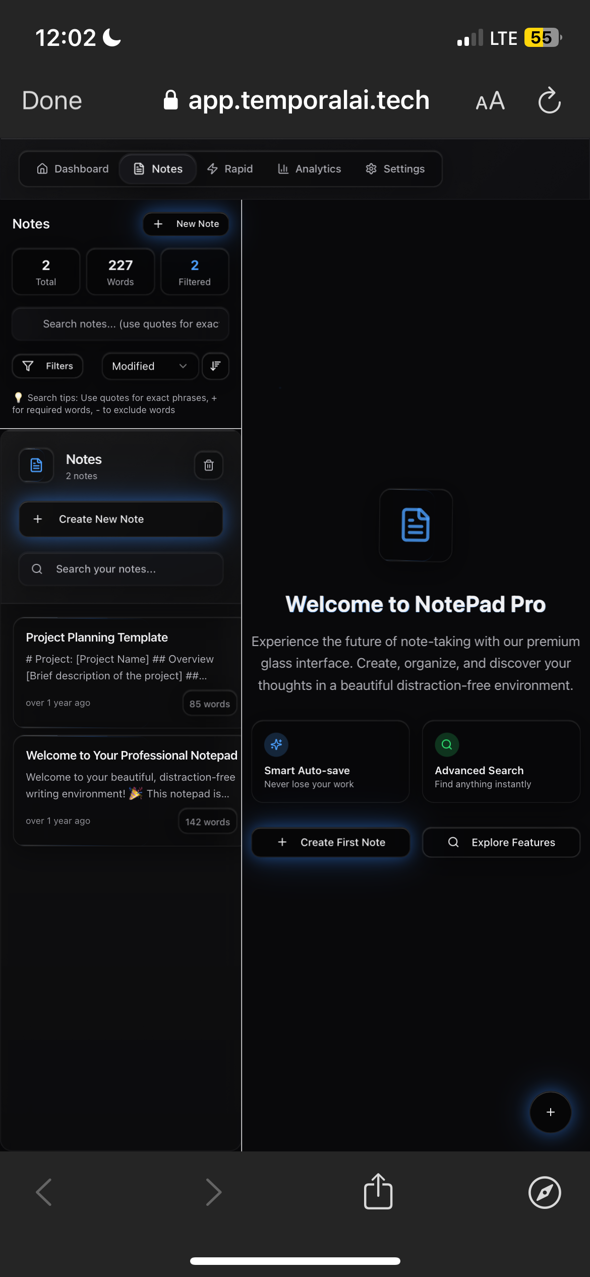 screenshot 1