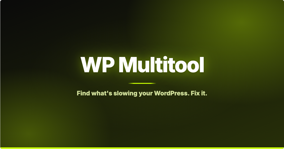 Screenshot 1 of WP Multitool