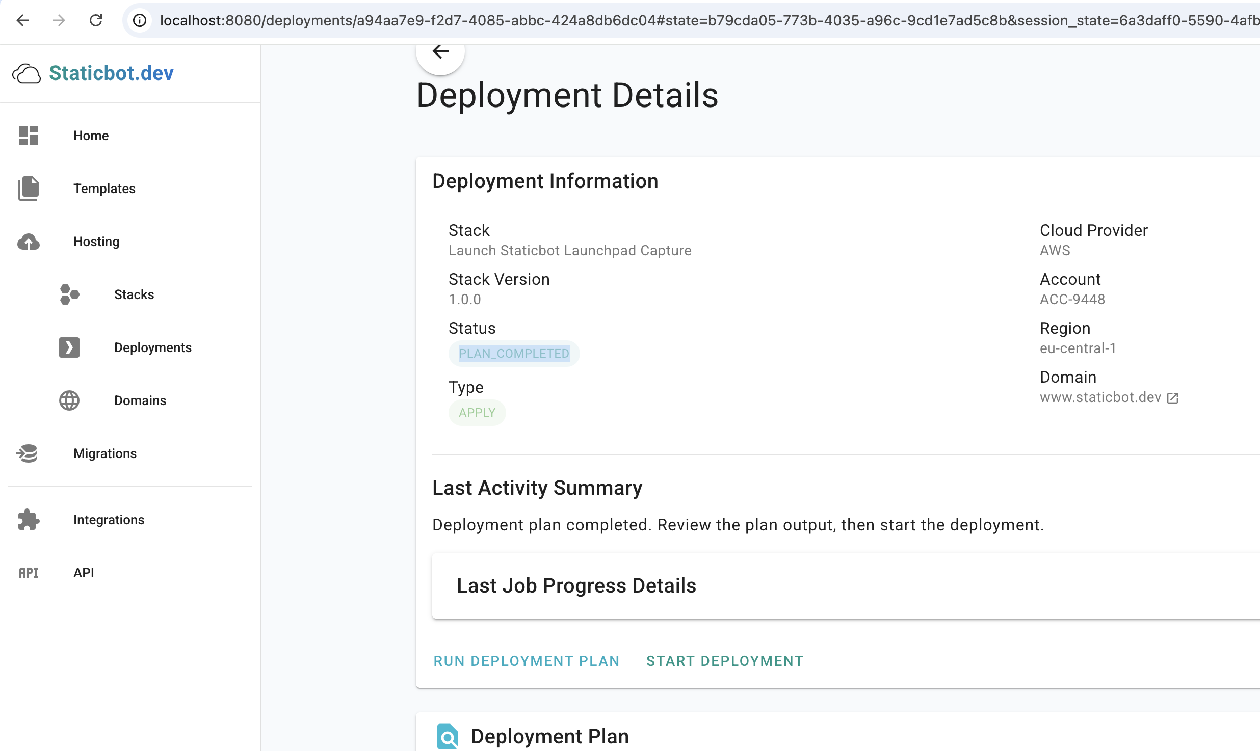 Screenshot 3 of Staticbot.dev