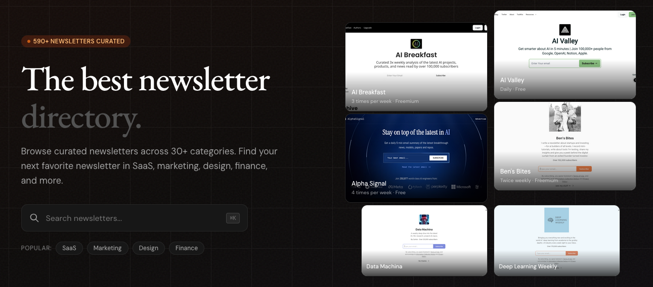 Screenshot 3 of Best Newsletters