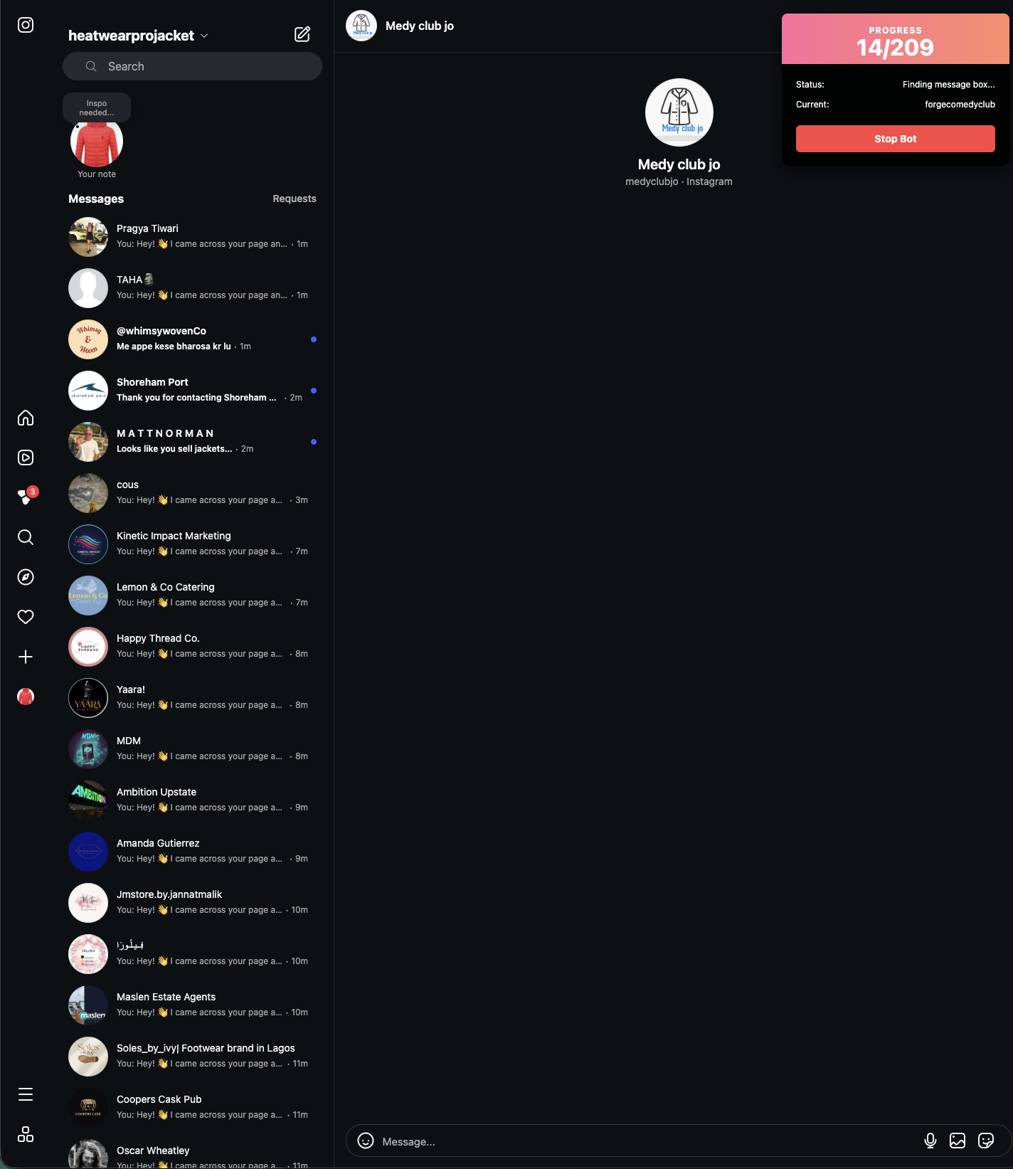 Screenshot 3 of IG DM Bot (Beta)