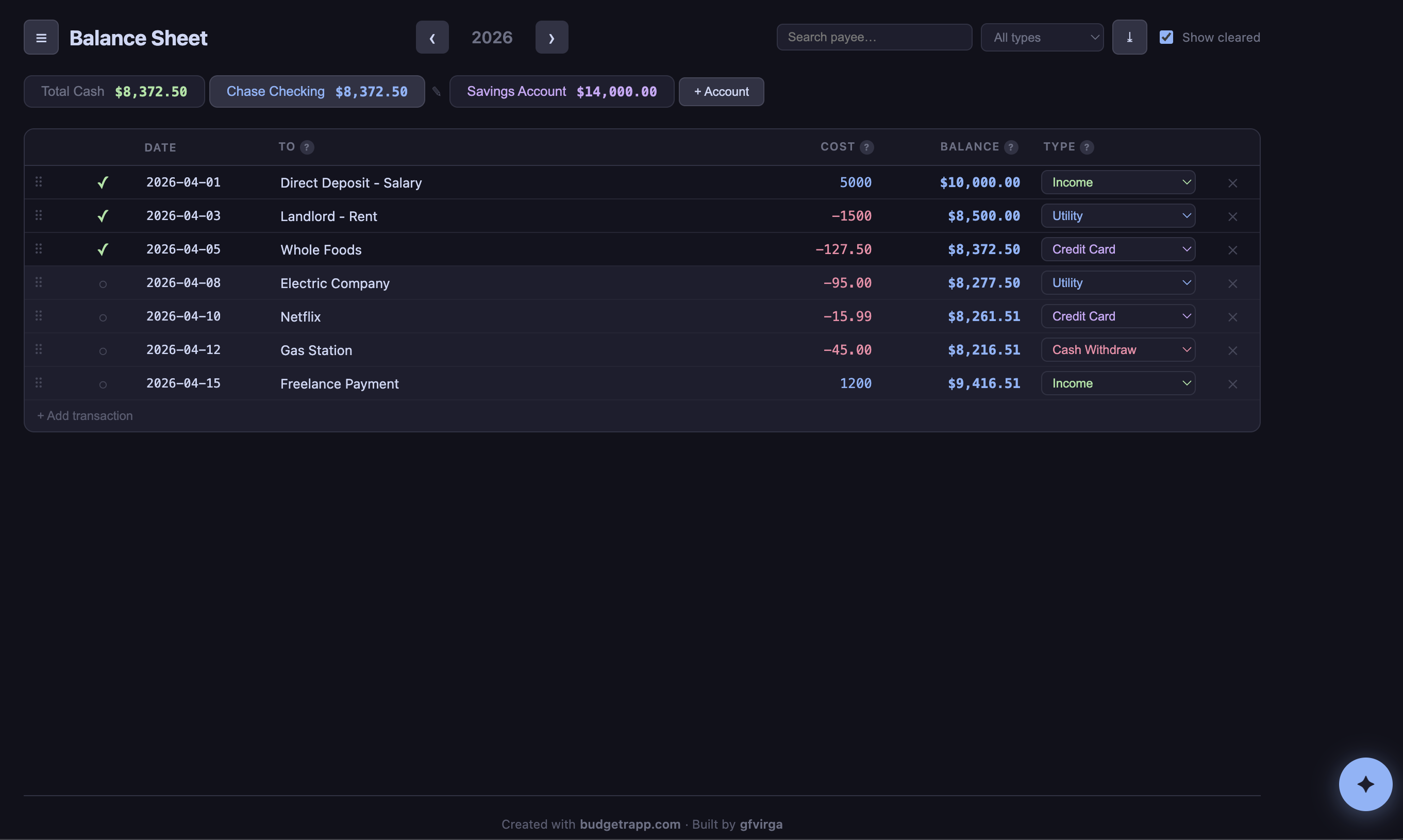 Screenshot 5 of Budgetrapp