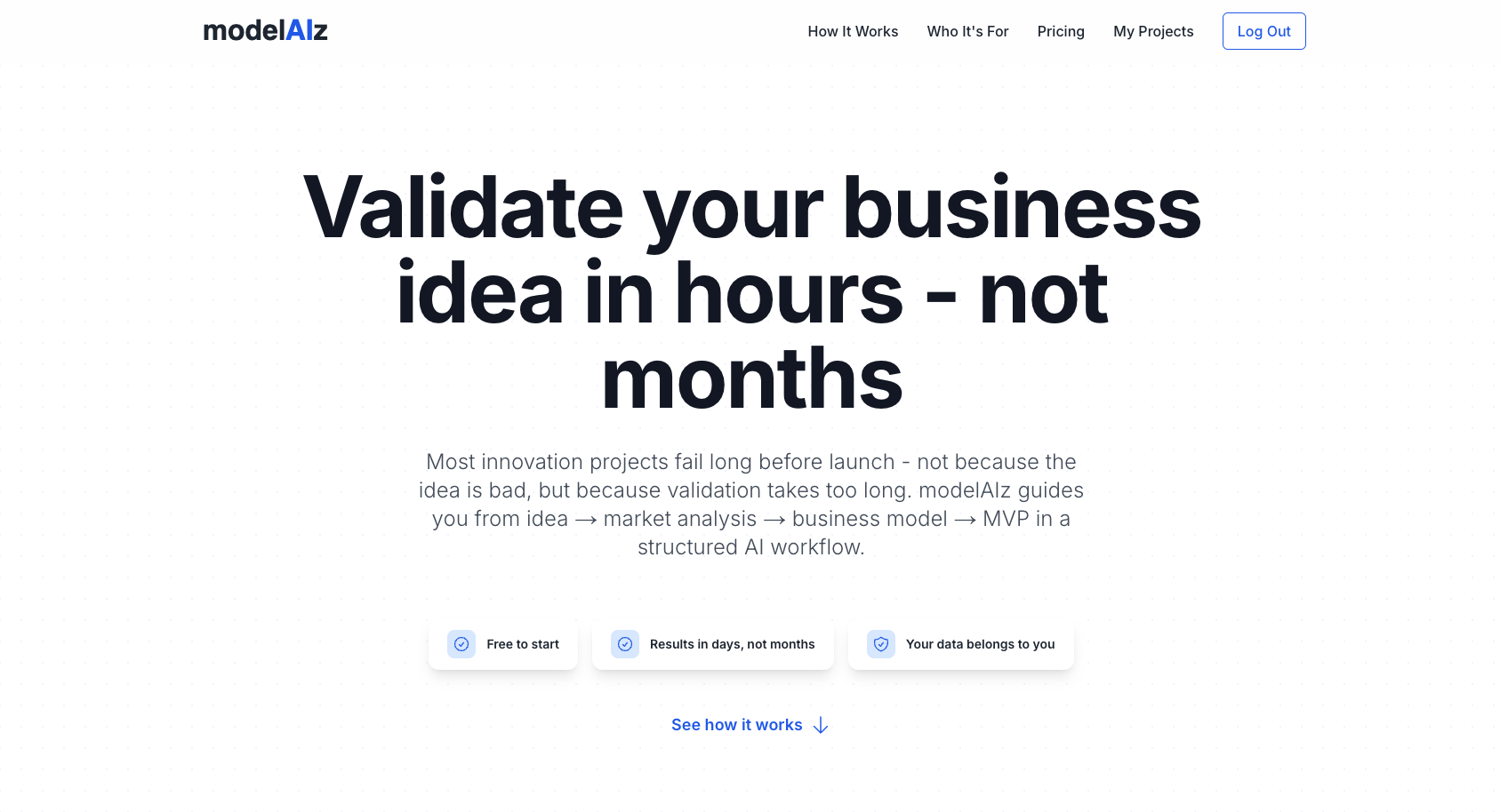 Screenshot 1 of modelAIz
