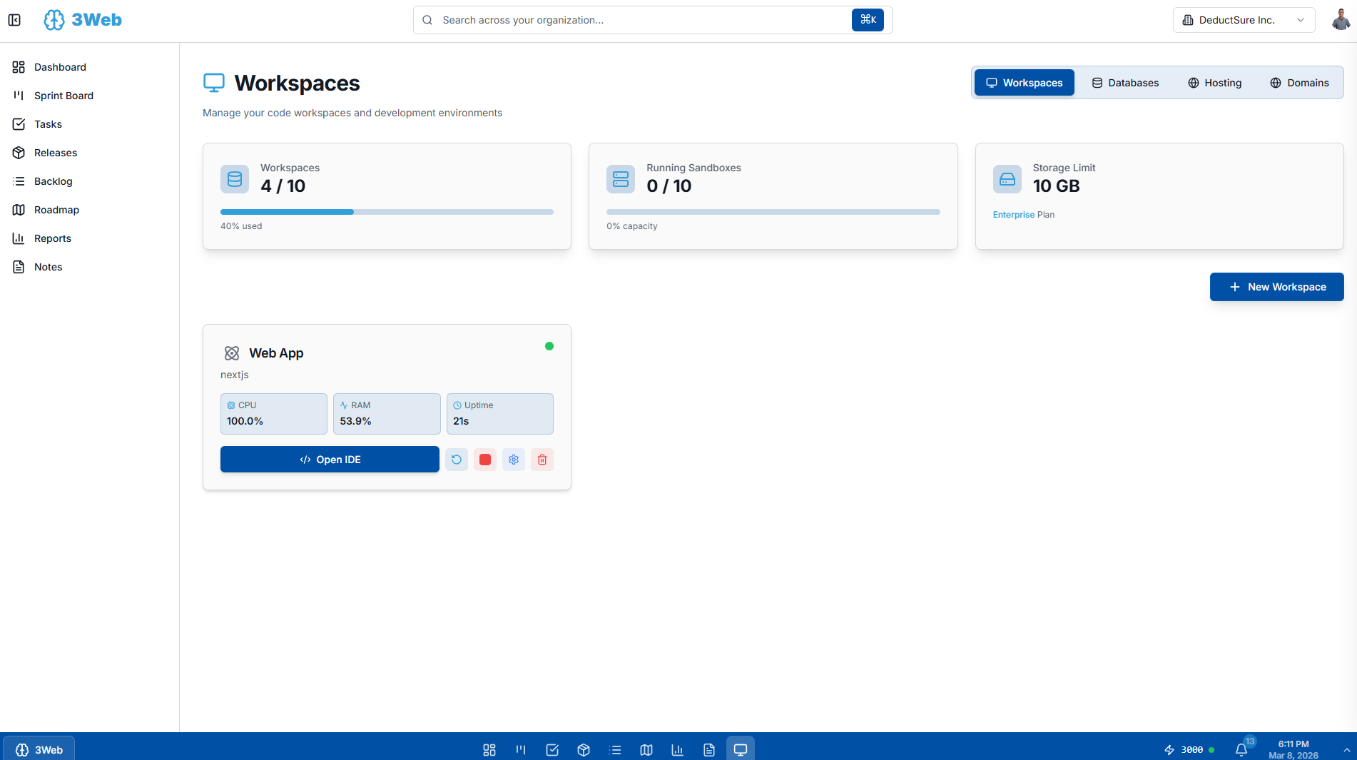 Screenshot 7 of 3Web