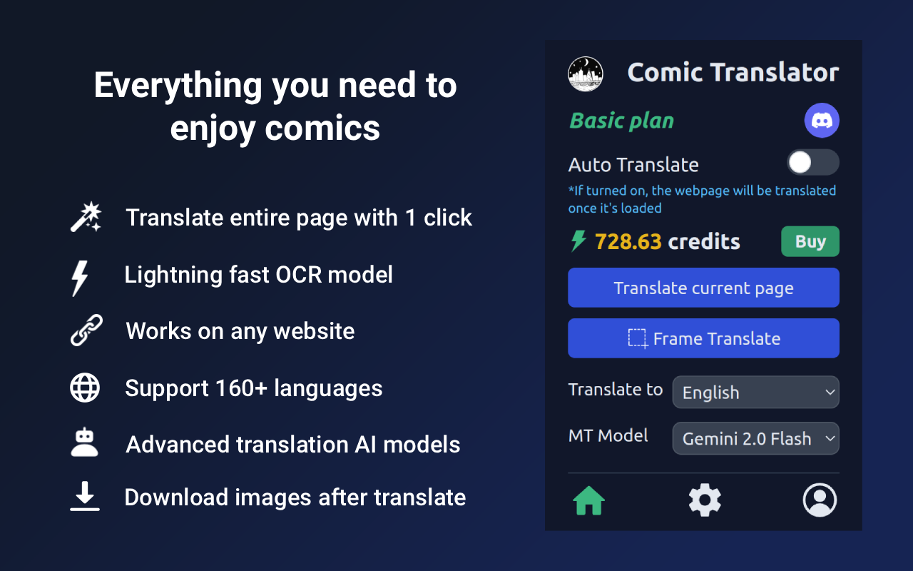Screenshot 1 of Comic Translator