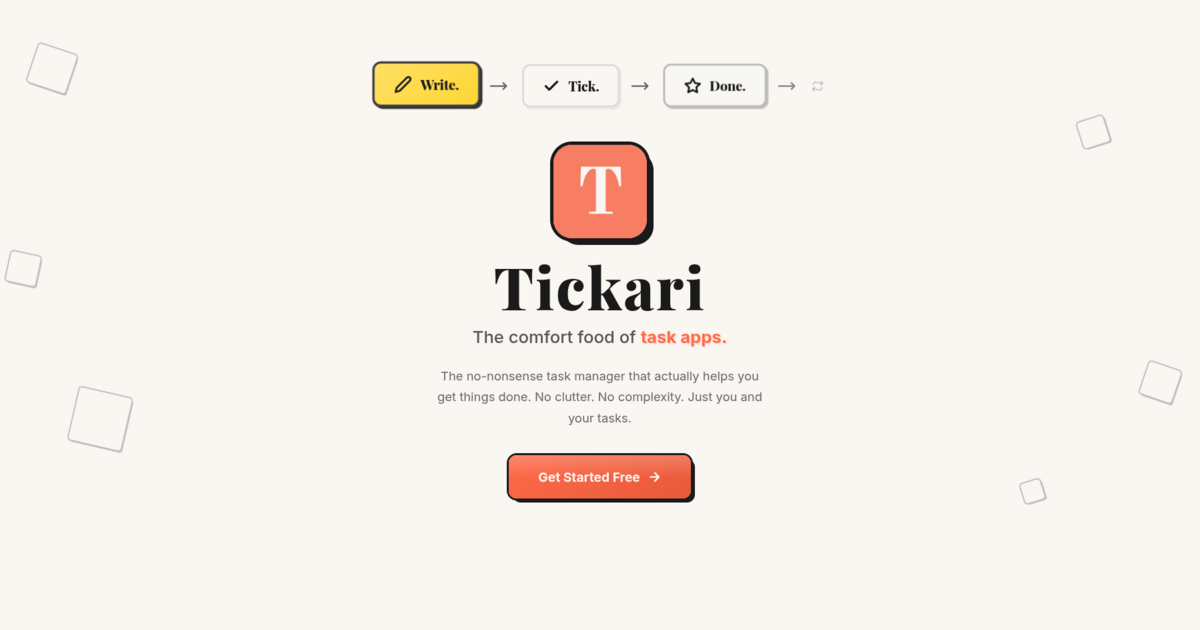 Screenshot 1 of Tickari