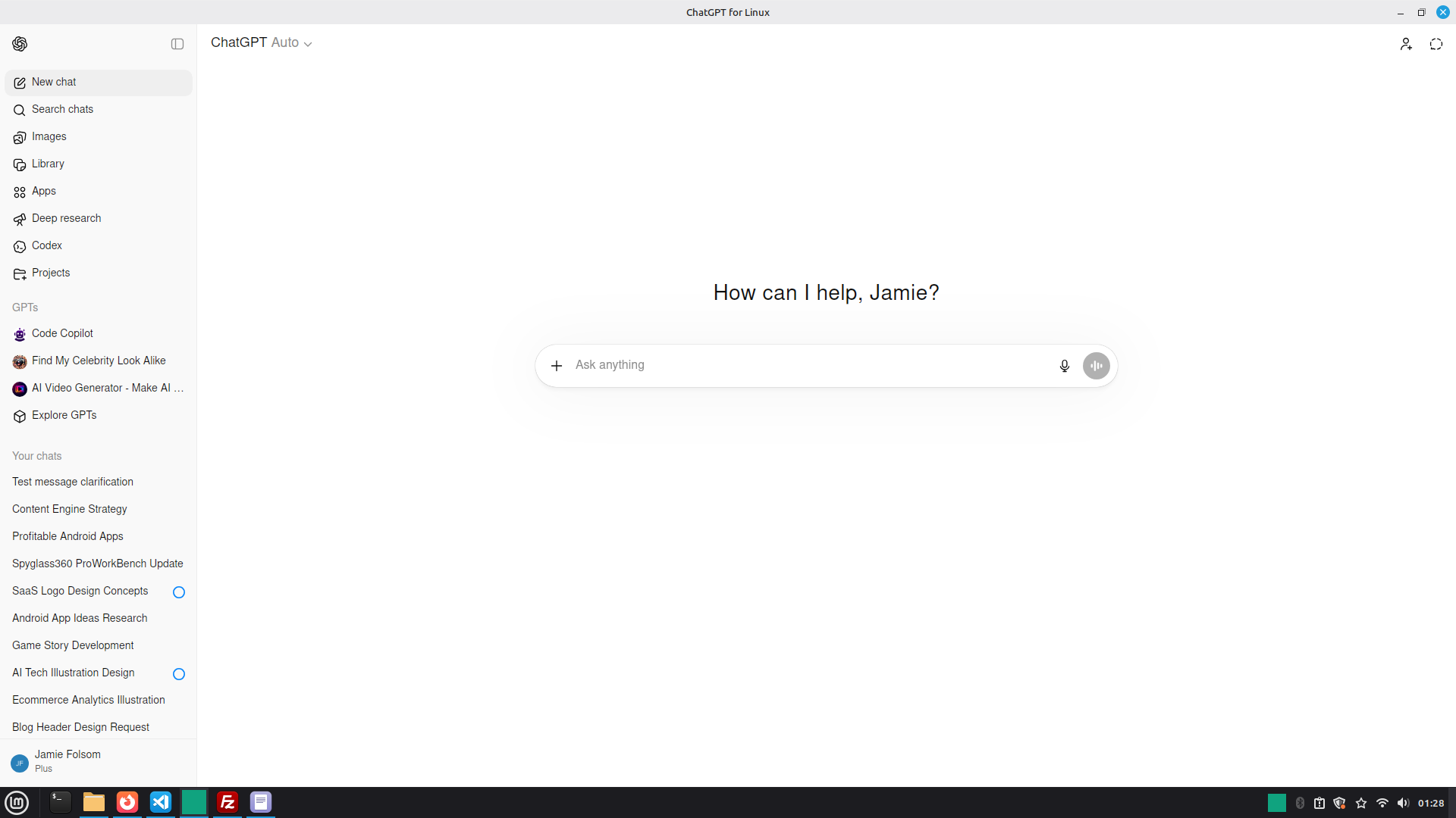 Screenshot 1 of OpenChat for Linux