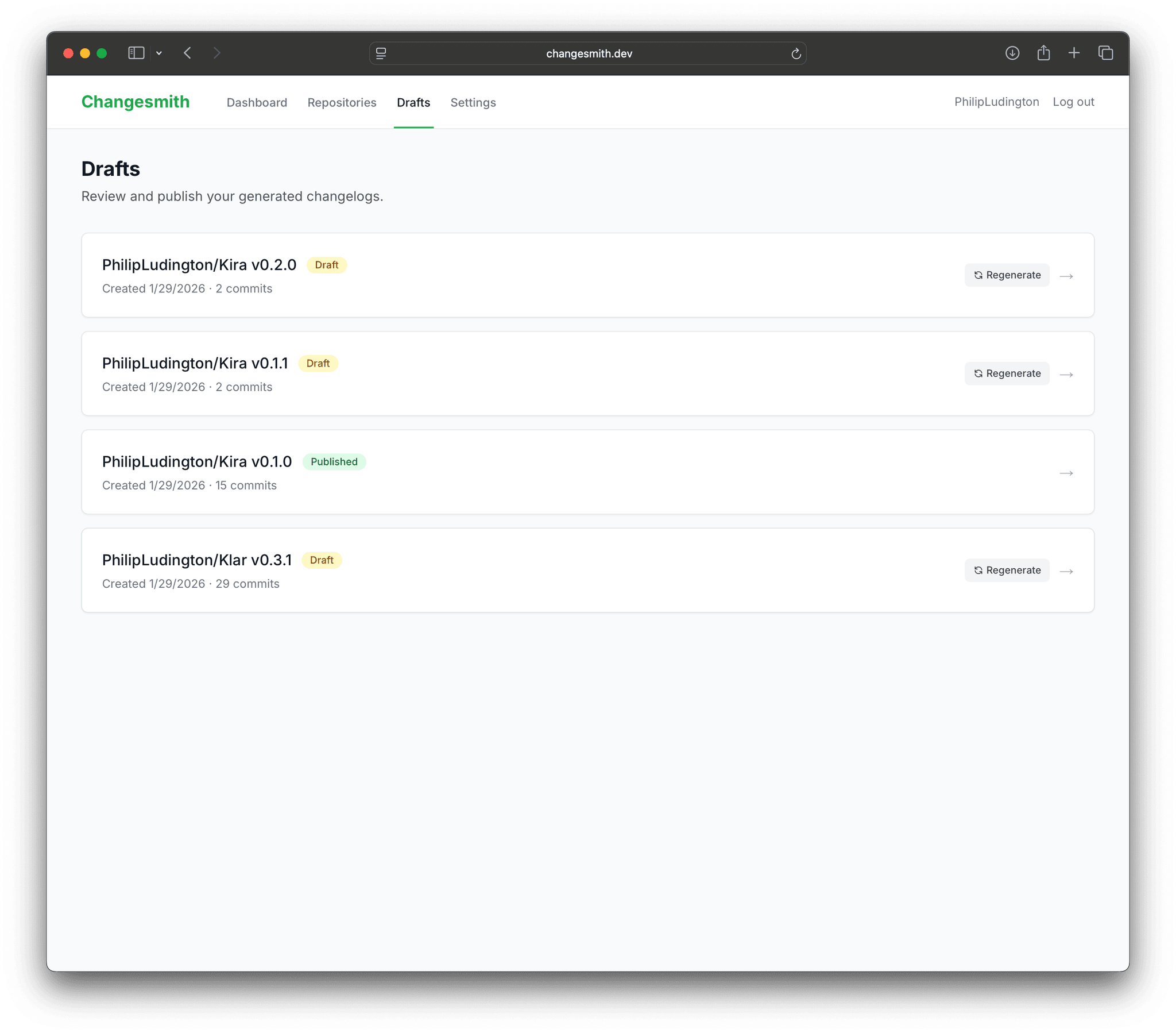 Screenshot 3 of Changesmith