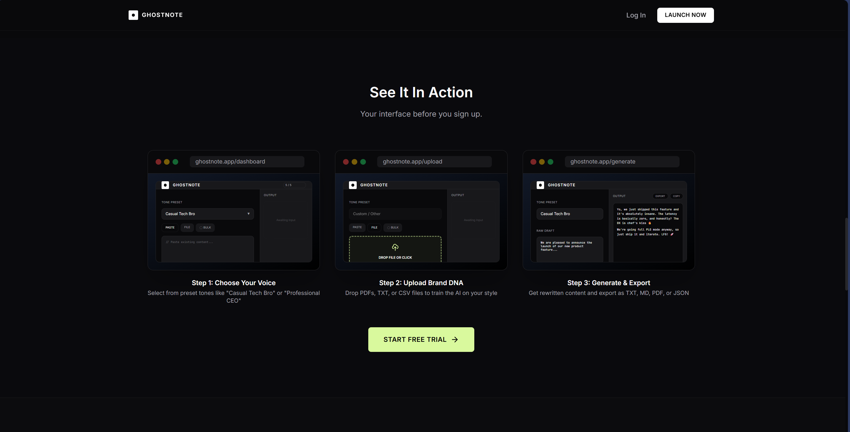 Screenshot 1 of GhostNote
