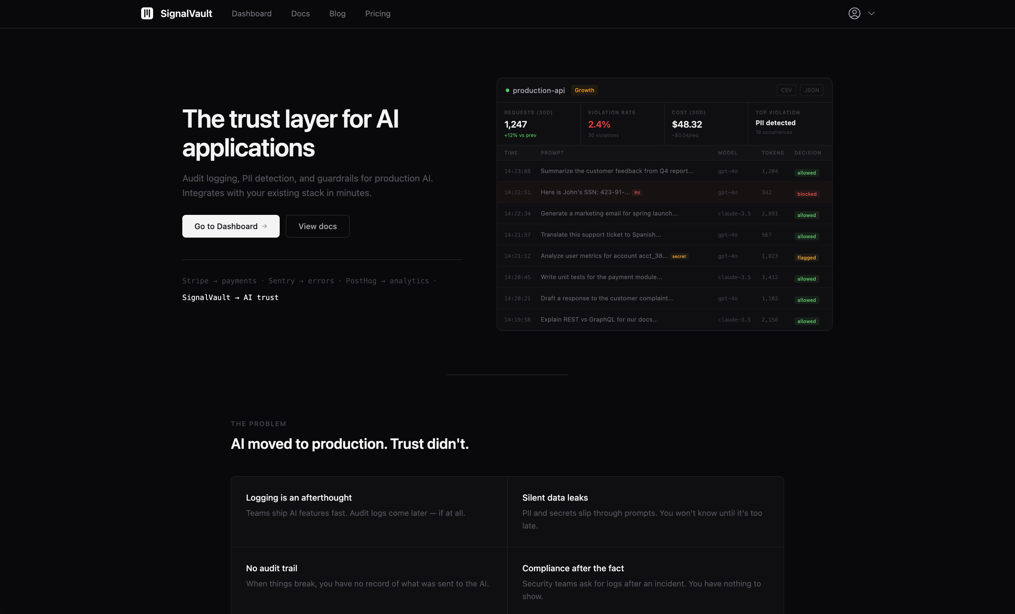 Screenshot 1 of SignalVault