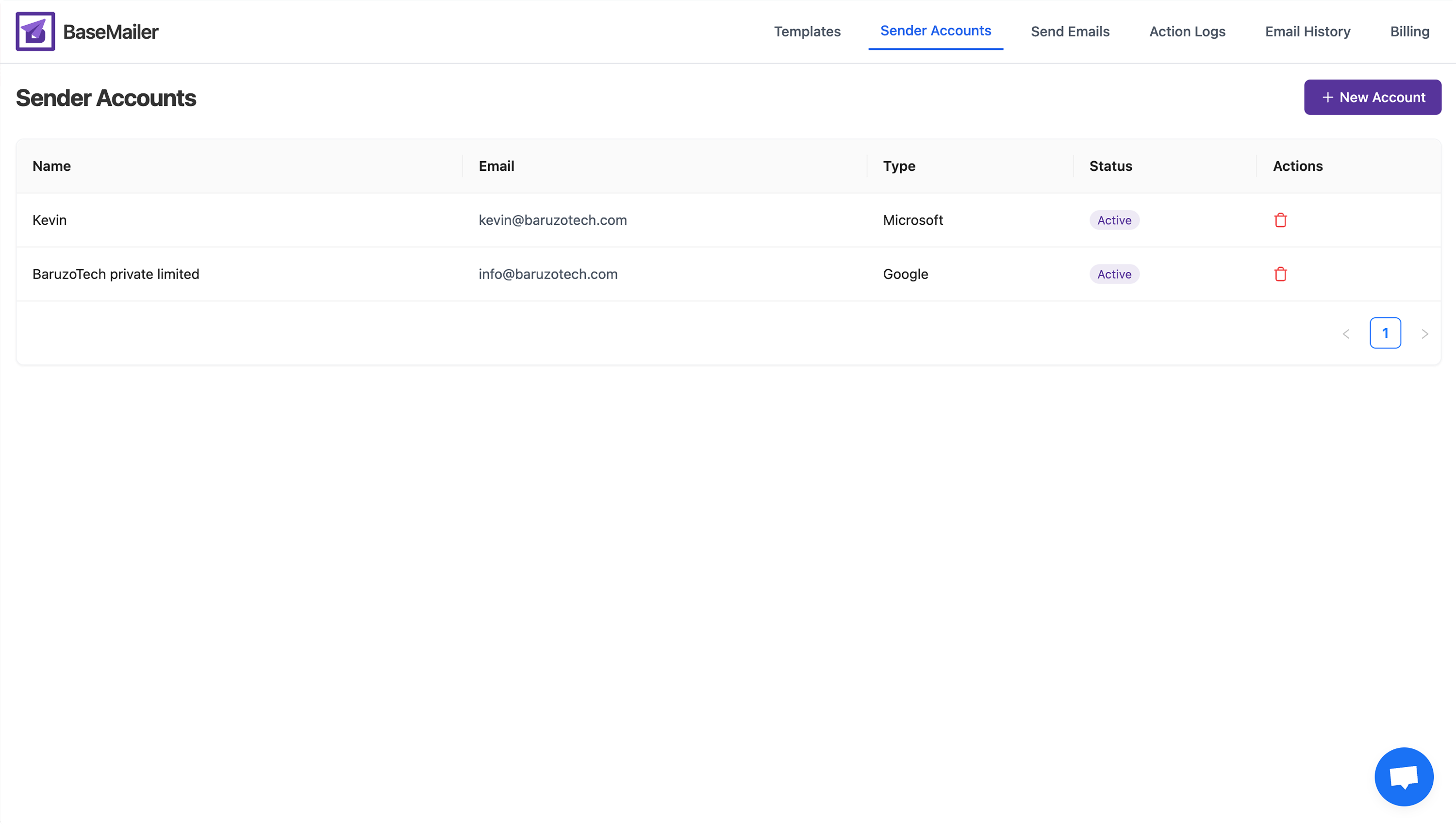 Screenshot 2 of Basemailer Airtable Email Automation