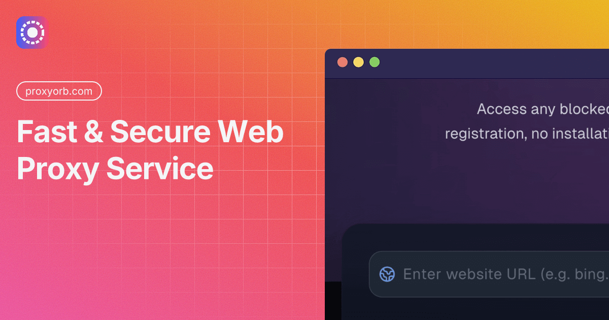 Screenshot 1 of ProxyOrb