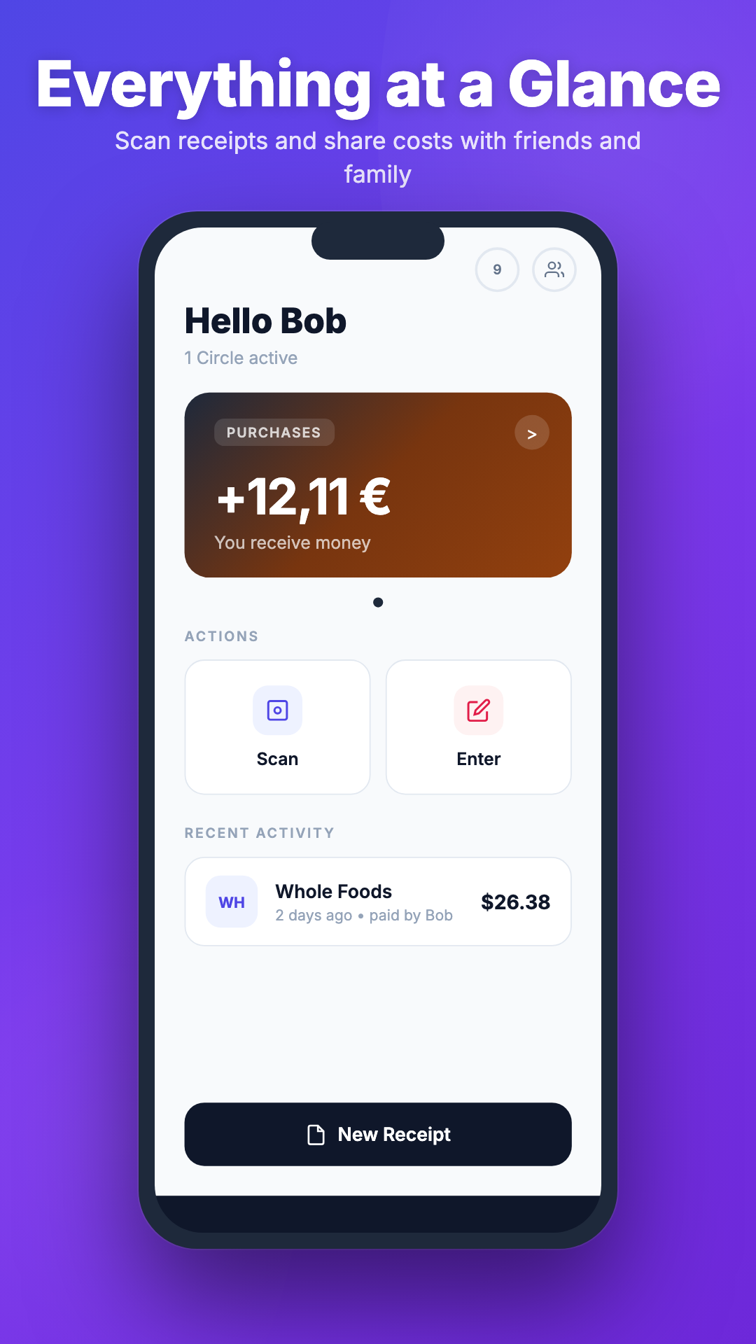 Screenshot 1 of Qota Bill Splitter