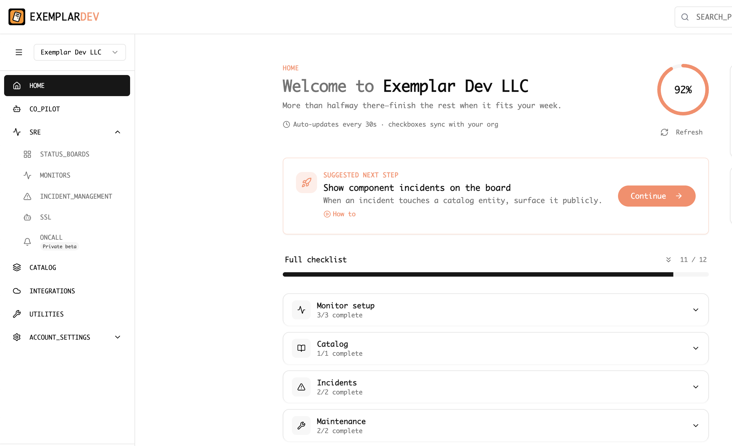Screenshot 1 of Exemplar