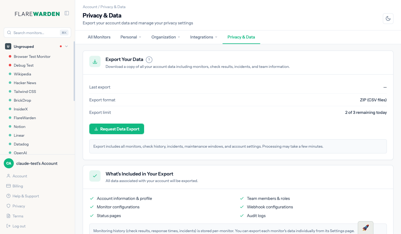 Screenshot 4 of FlareWarden
