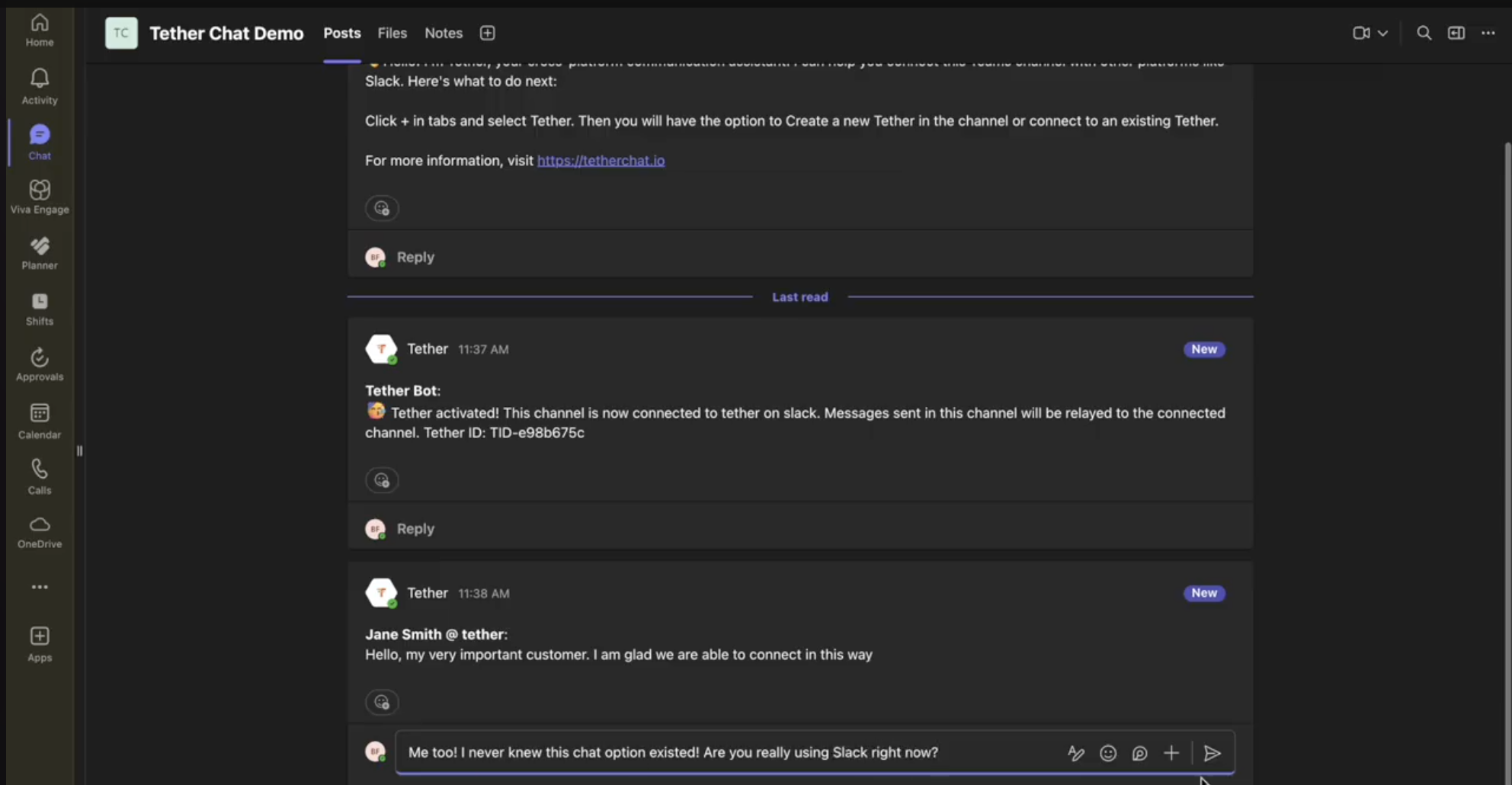 Screenshot 3 of TetherChat