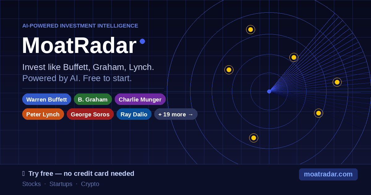 Screenshot 1 of MoatRadar
