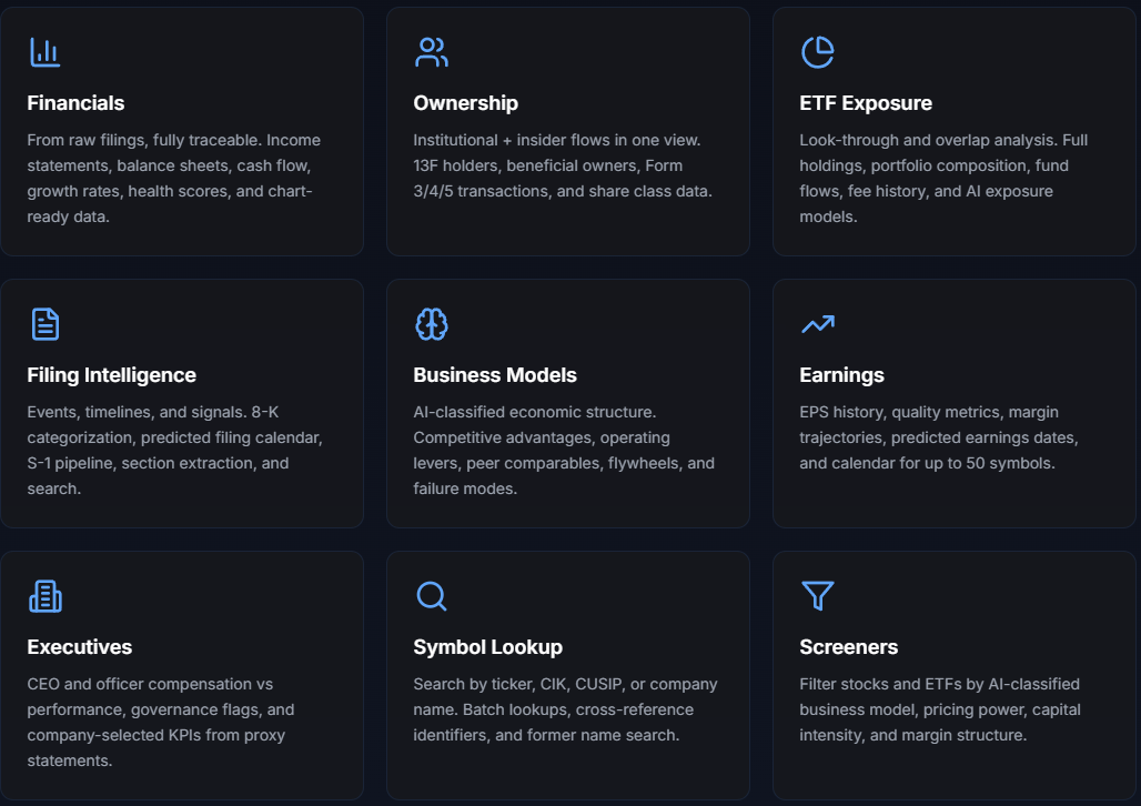 Screenshot 1 of StockFit API