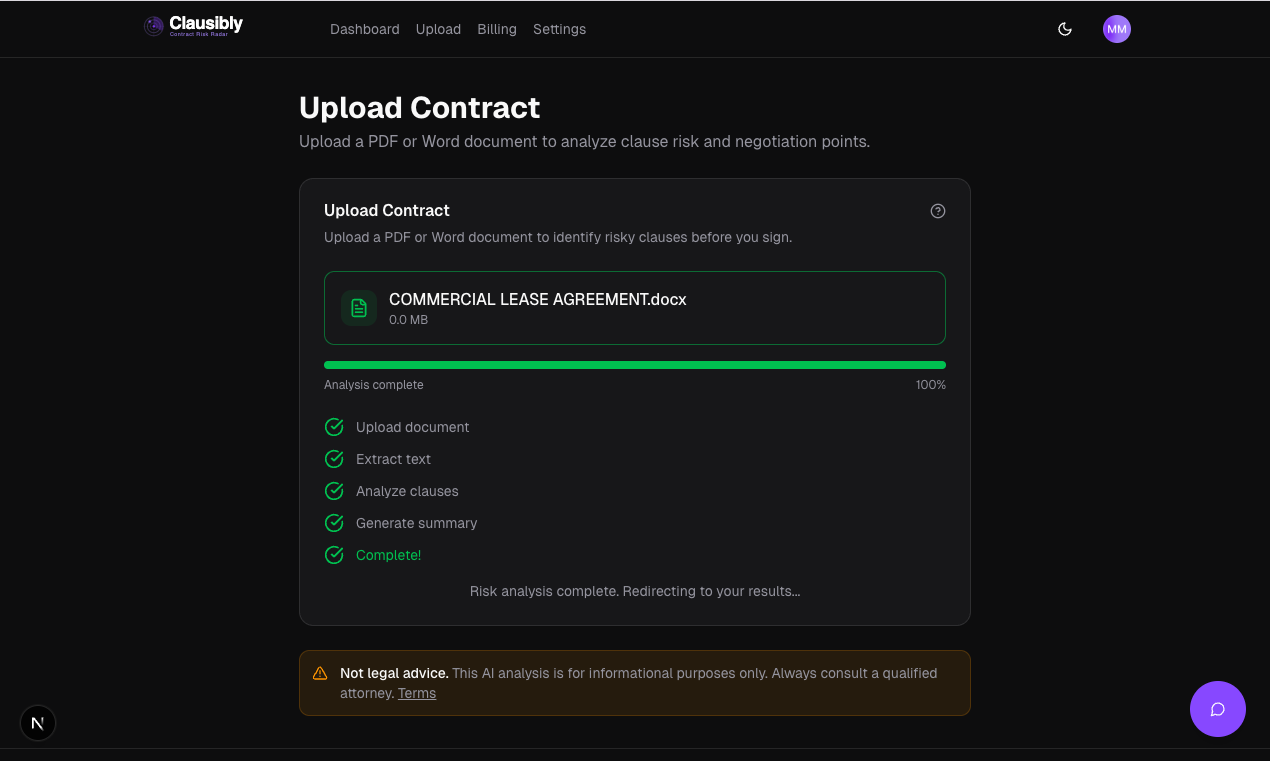 Screenshot 4 of Clausibly