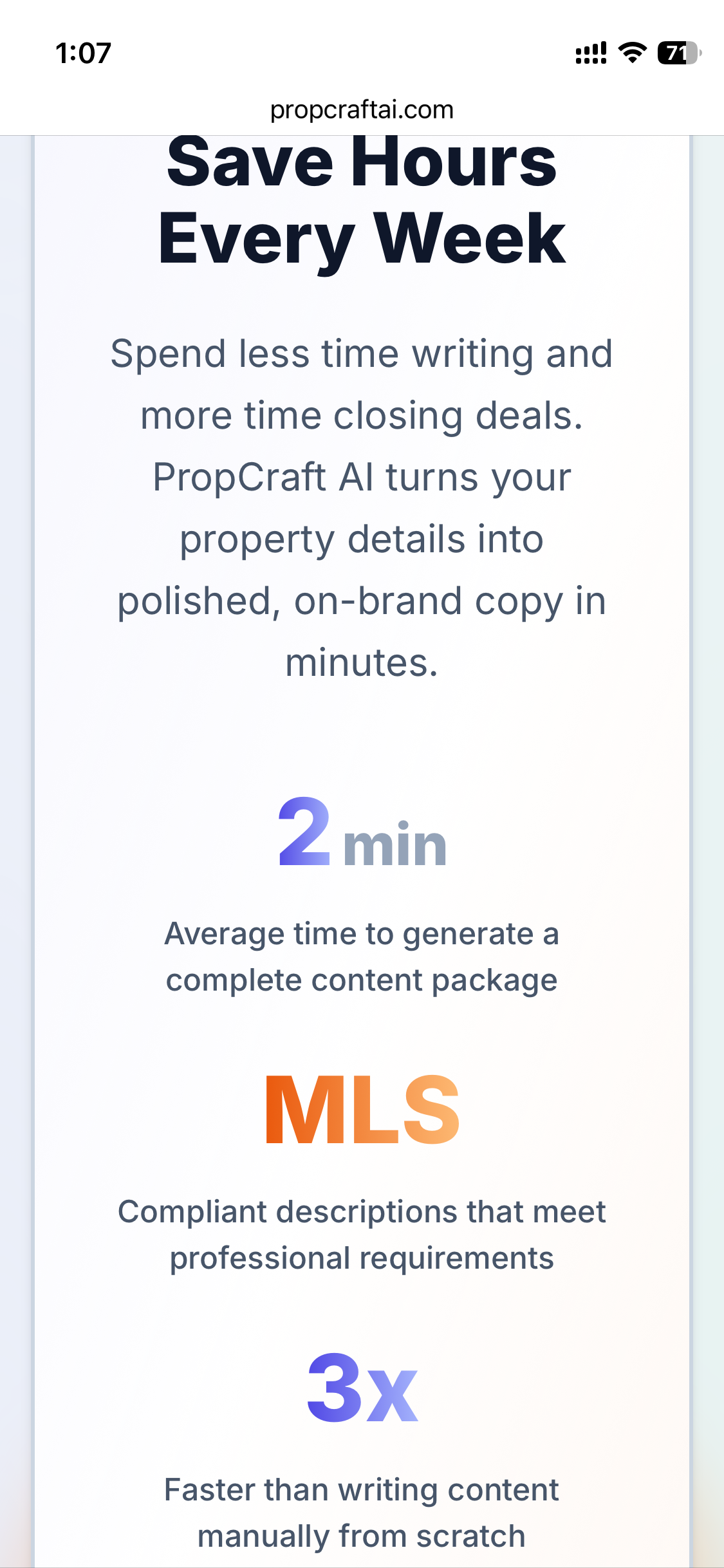 Screenshot 3 of PropCraft AI