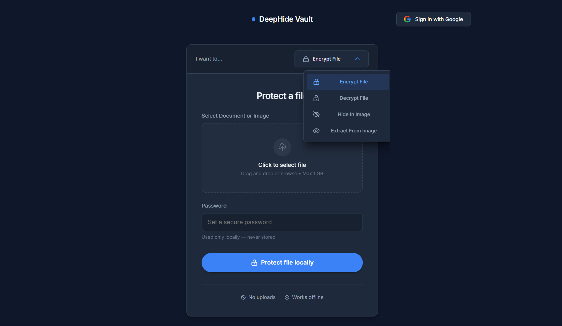 Screenshot 2 of DeepHide