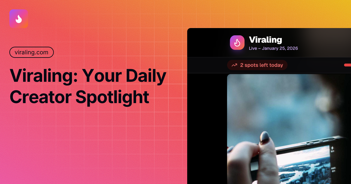 Screenshot 1 of Viraling: Daily Creator Showcase