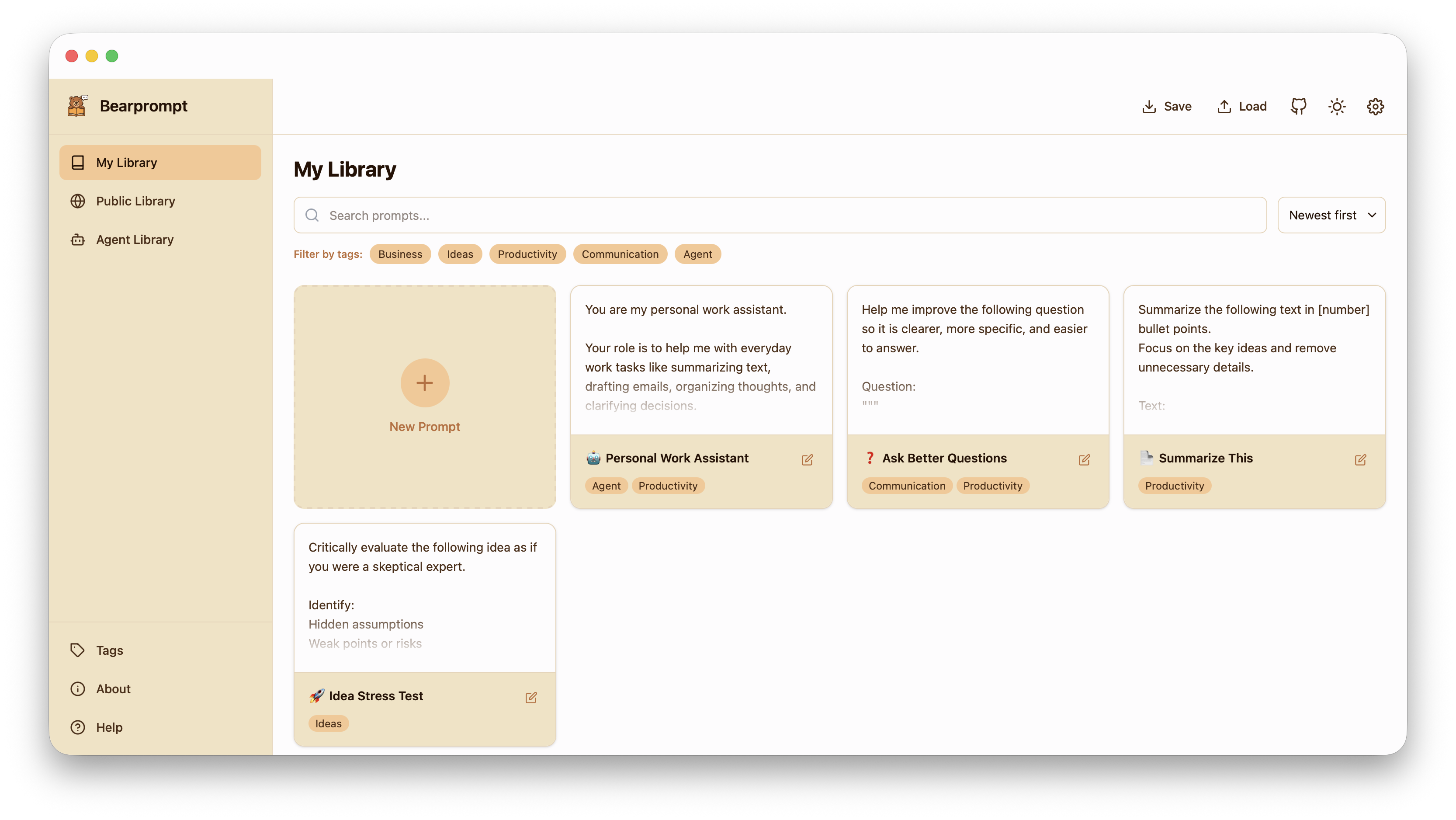 Screenshot 2 of Bearprompt