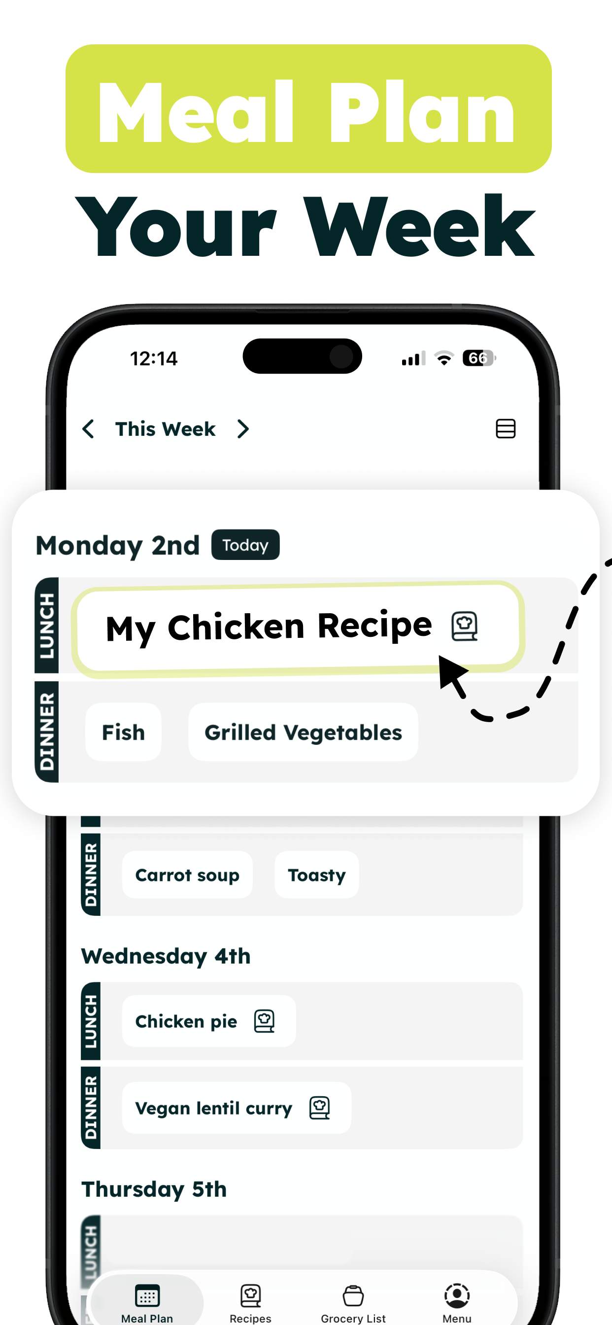 Screenshot 1 of MealJar