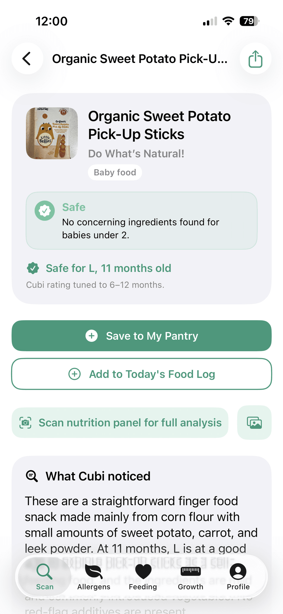 Screenshot 2 of Cubi Safety Scanner